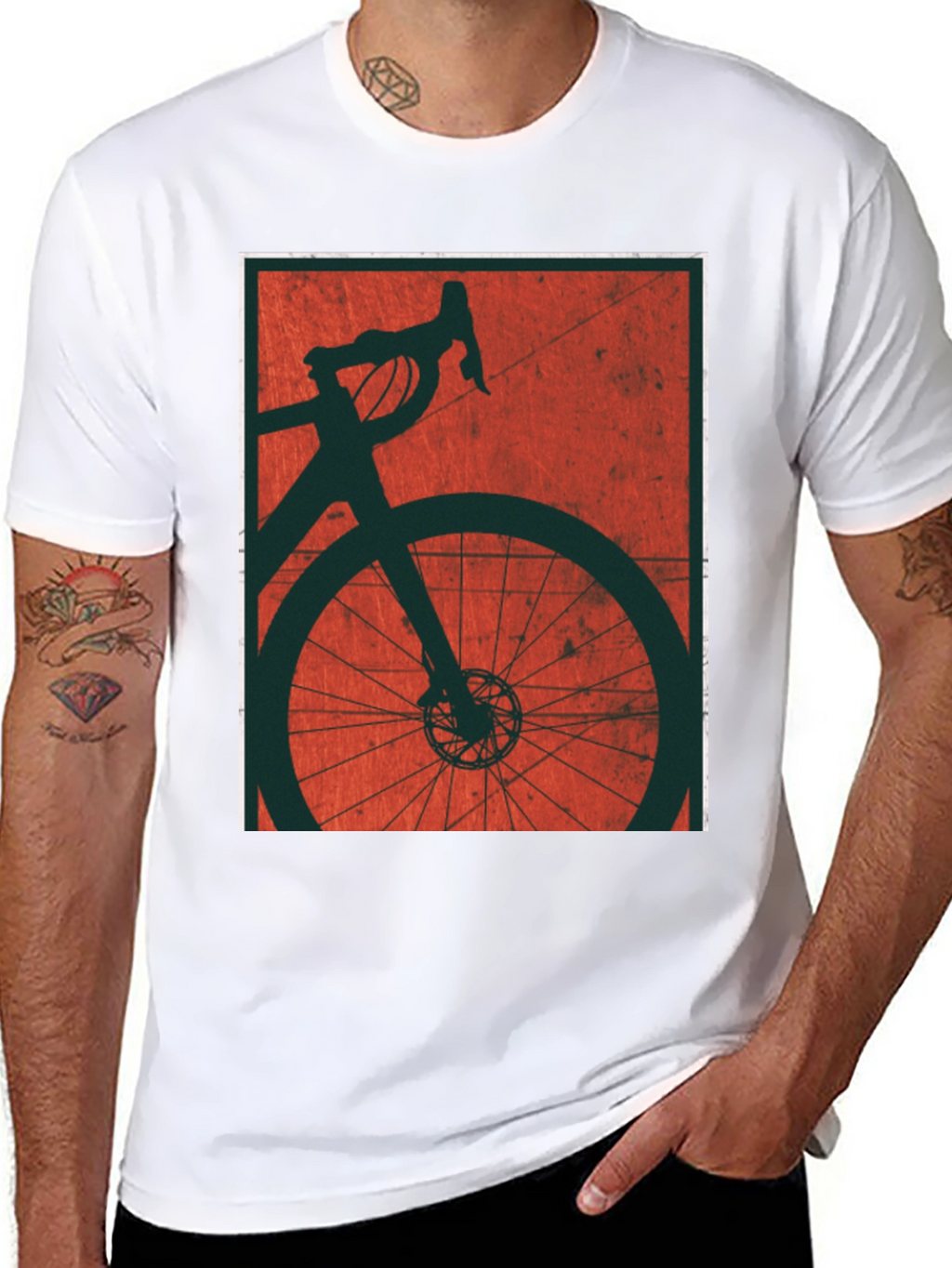 Cycling Silhouette Graphic Tee