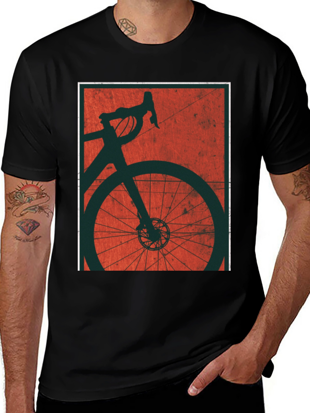 Cycling Silhouette Graphic Tee