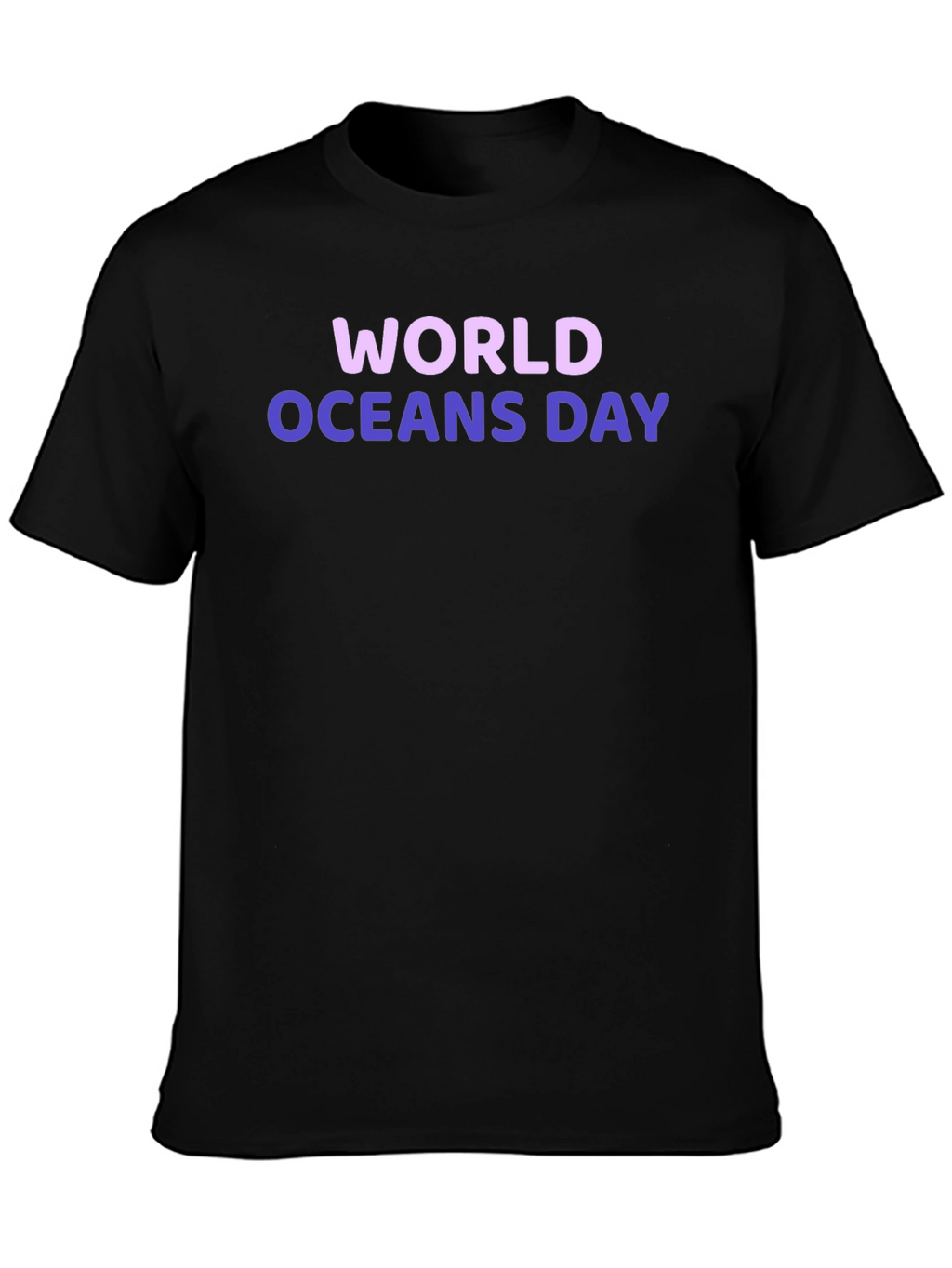 World Oceans Day T-Shirt - Black
