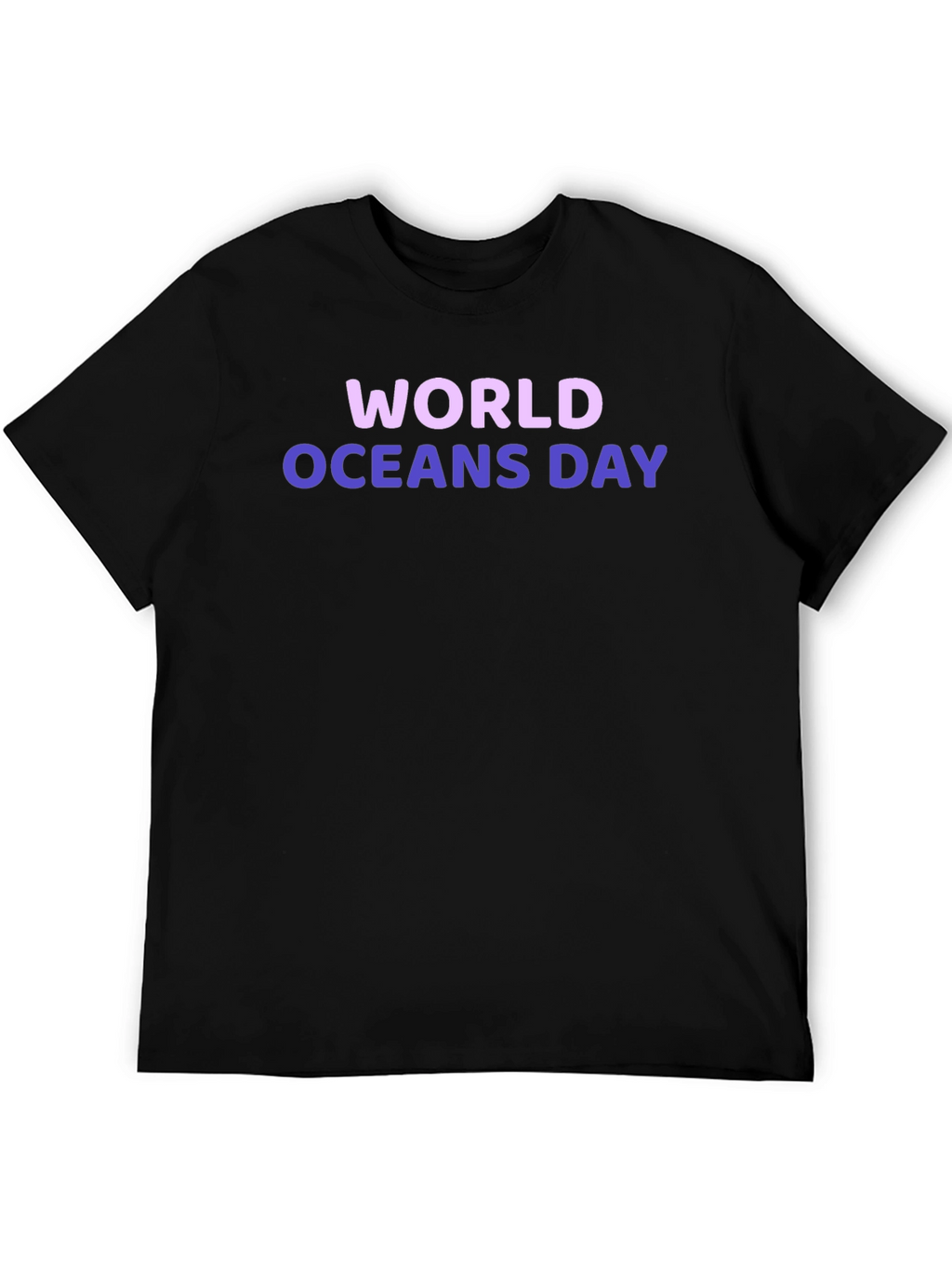 World Oceans Day T-Shirt - Black