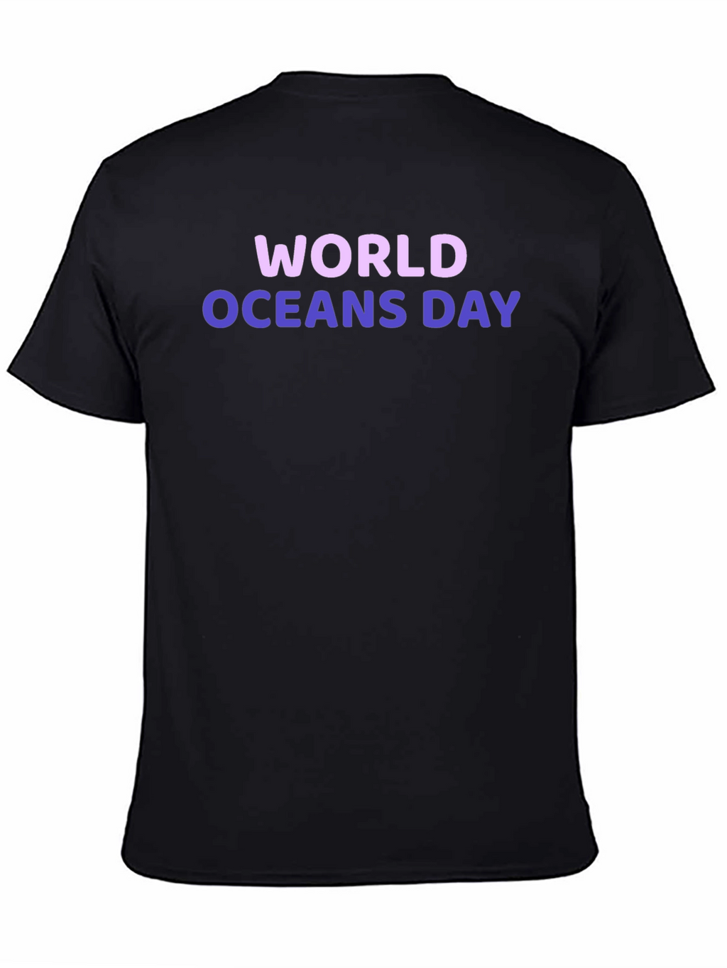 World Oceans Day T-Shirt - Black