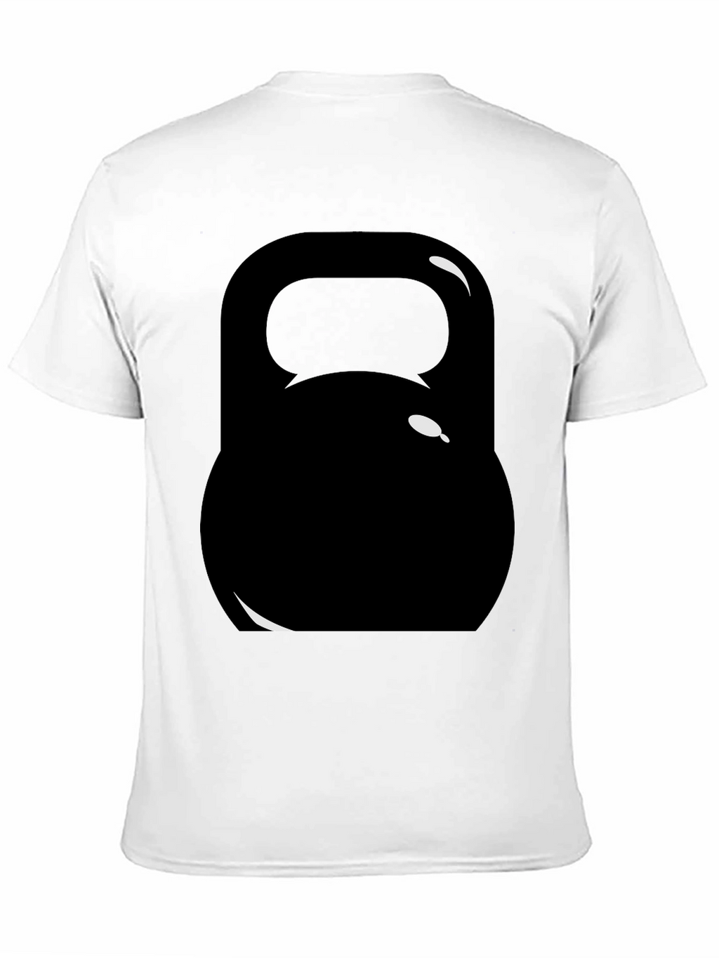 Black Kettlebell Graphic Tee - Workout Ready!
