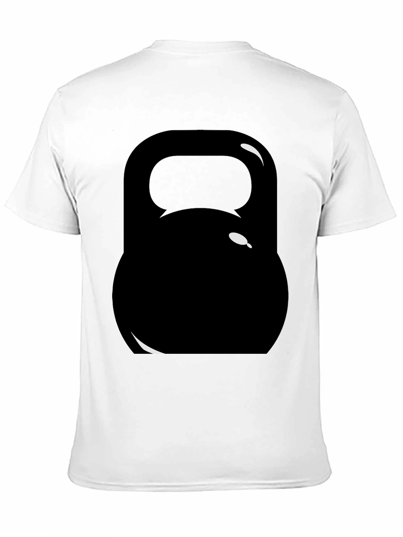 Black Kettlebell Graphic Tee - Workout Ready!