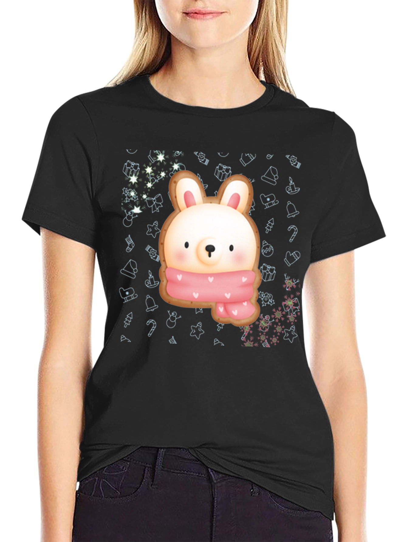 Cute Bunny Christmas Tee