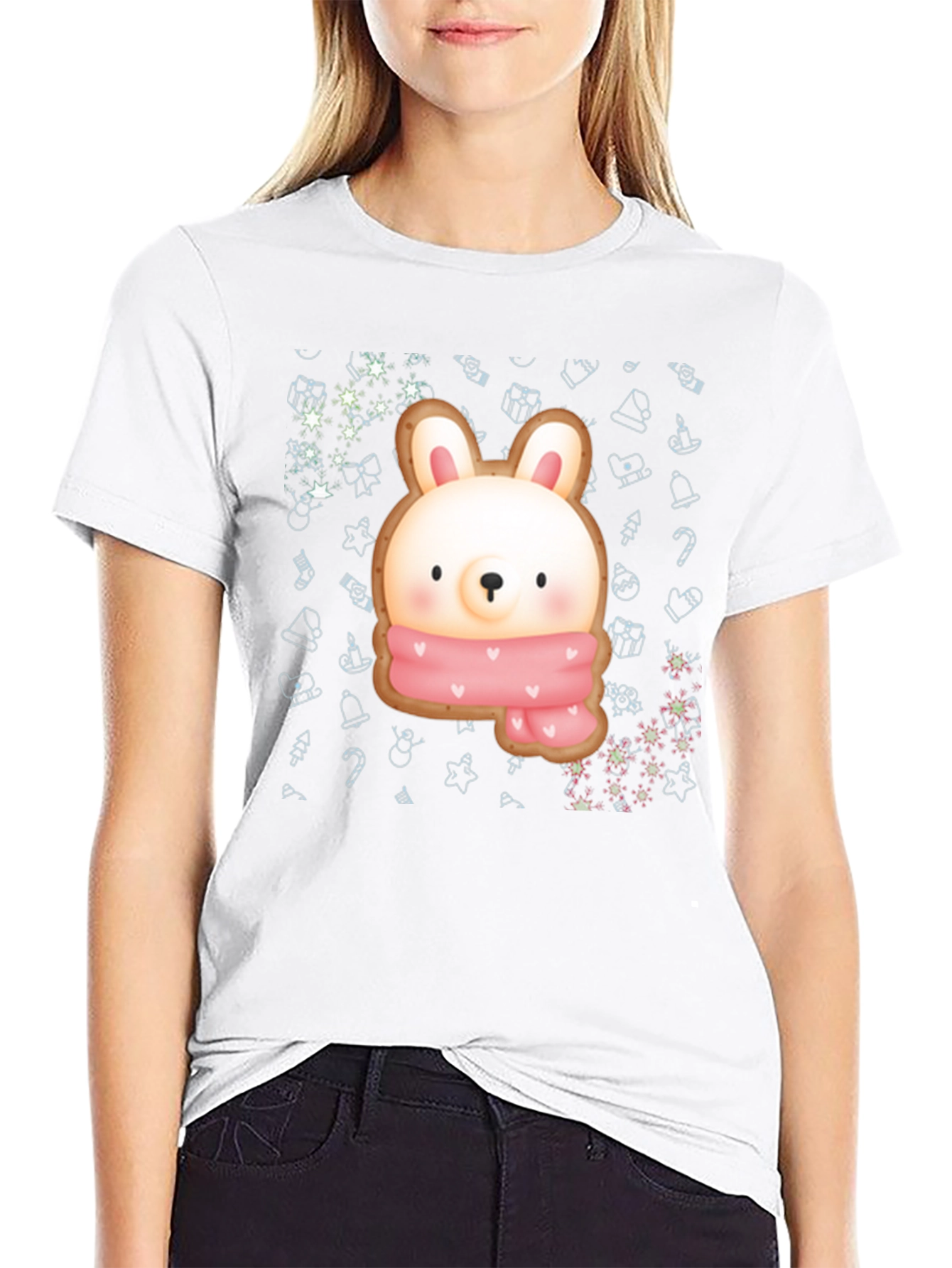 Cute Bunny Christmas Tee