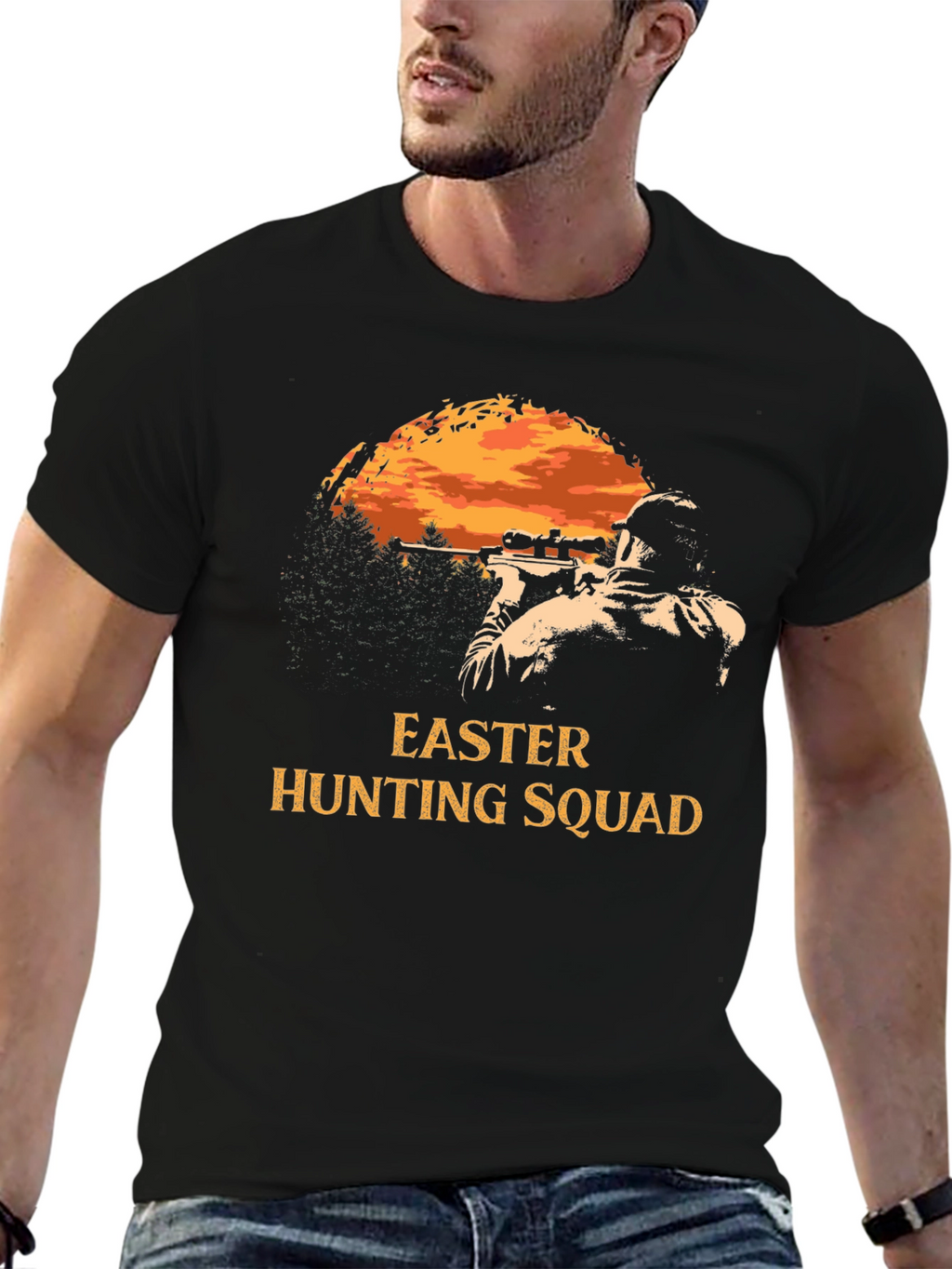 Easter Hunting Squad Graphic Tee