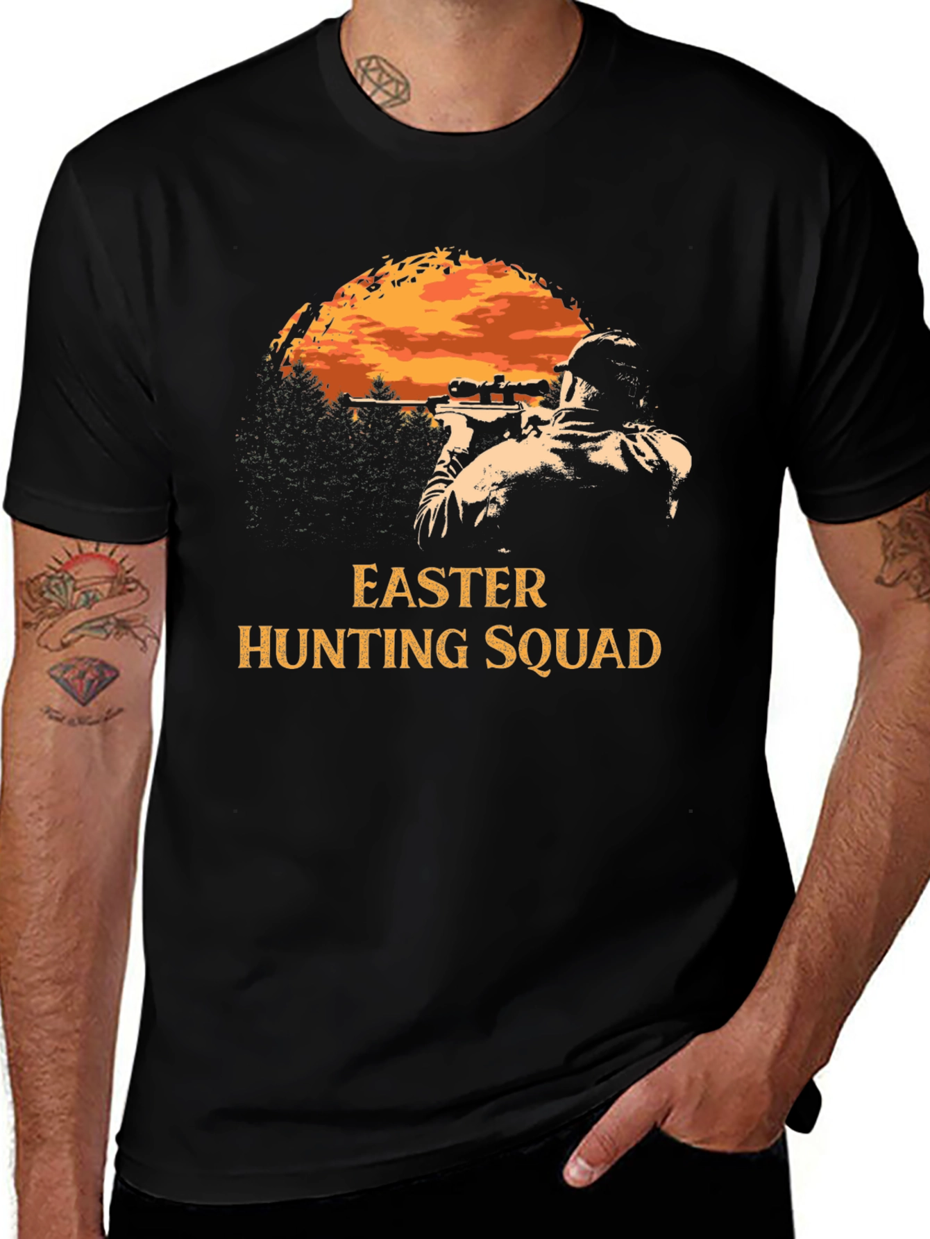 Easter Hunting Squad Graphic Tee