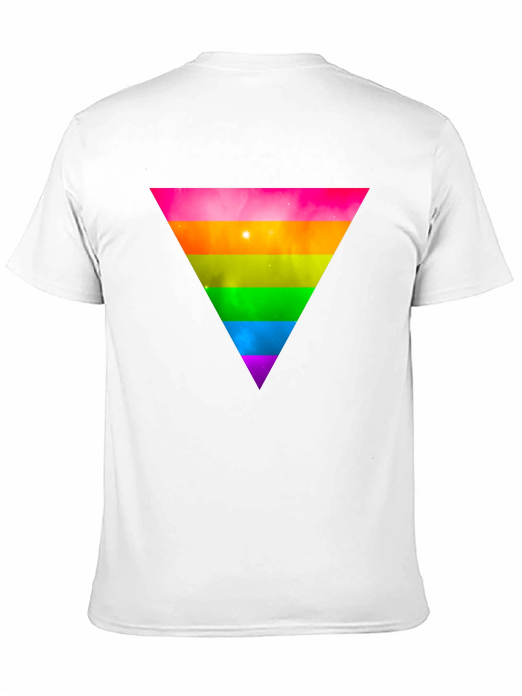 Rainbow Triangle Black T-Shirt - Stylish Graphic Tee