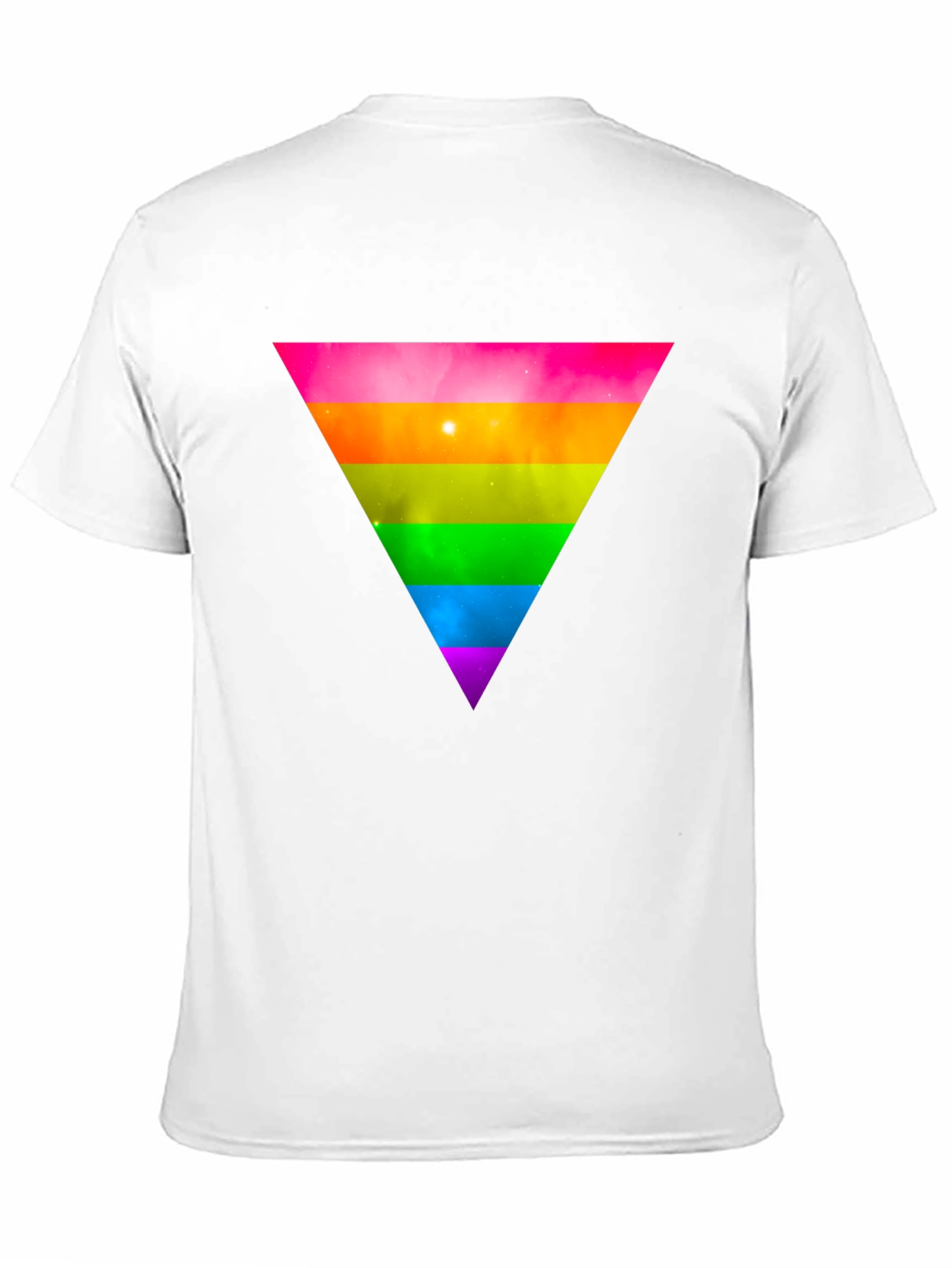 Rainbow Triangle Black T-Shirt - Stylish Graphic Tee