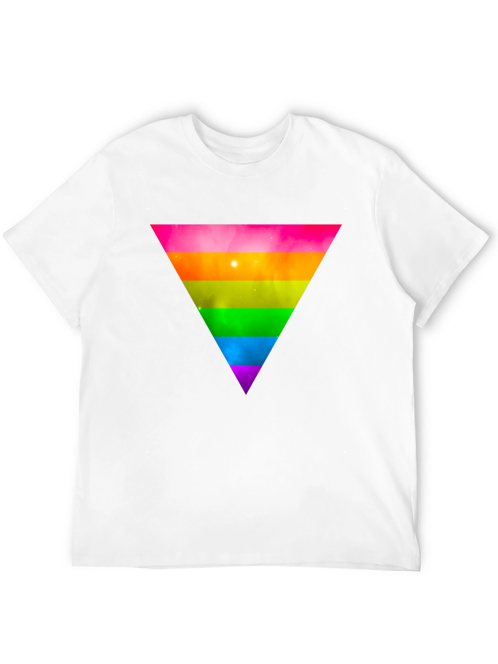 Rainbow Triangle Black T-Shirt - Stylish Graphic Tee