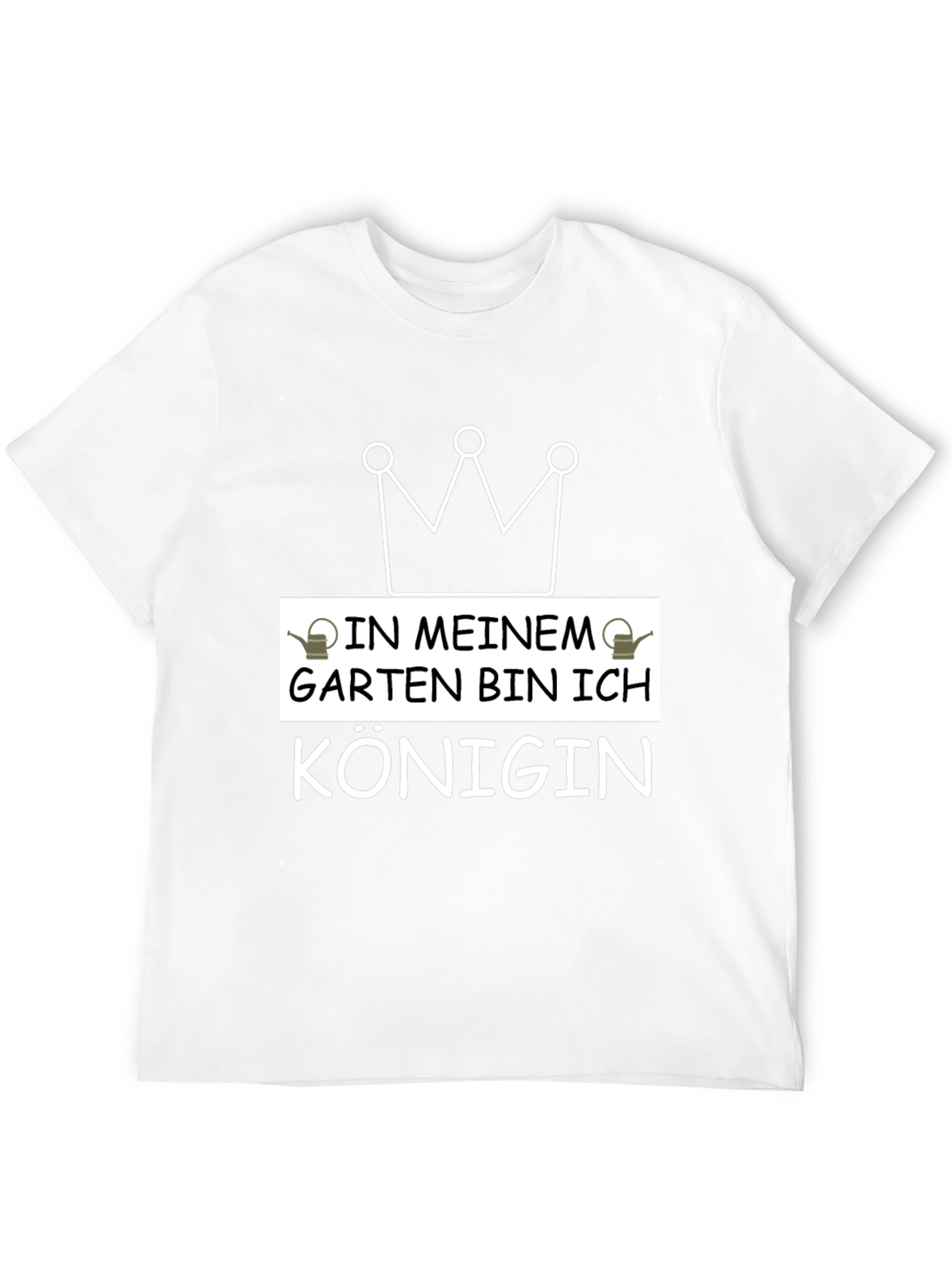 Gardening Queen T-Shirt - Black Graphic Tee