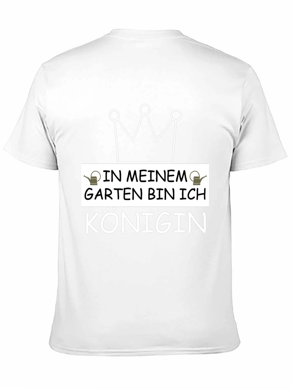 Gardening Queen T-Shirt - Black Graphic Tee