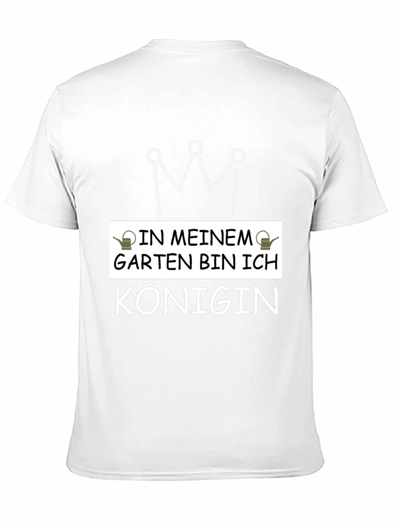 Gardening Queen T-Shirt - Black Graphic Tee