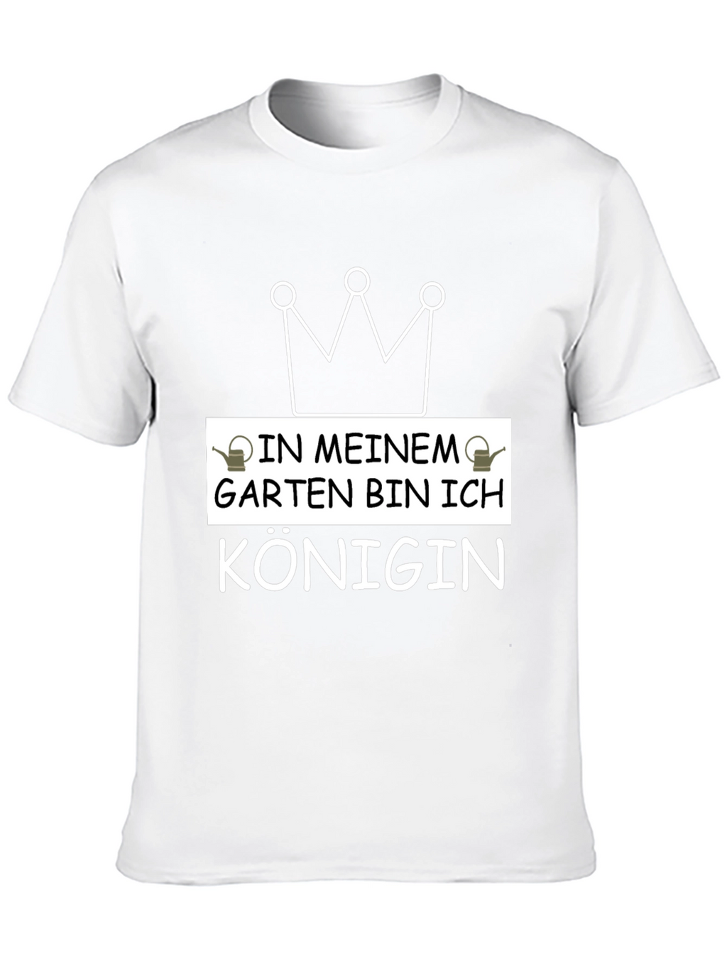 Gardening Queen T-Shirt - Black Graphic Tee