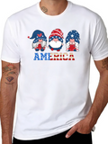 Patriotic Gnome USA America T-Shirt