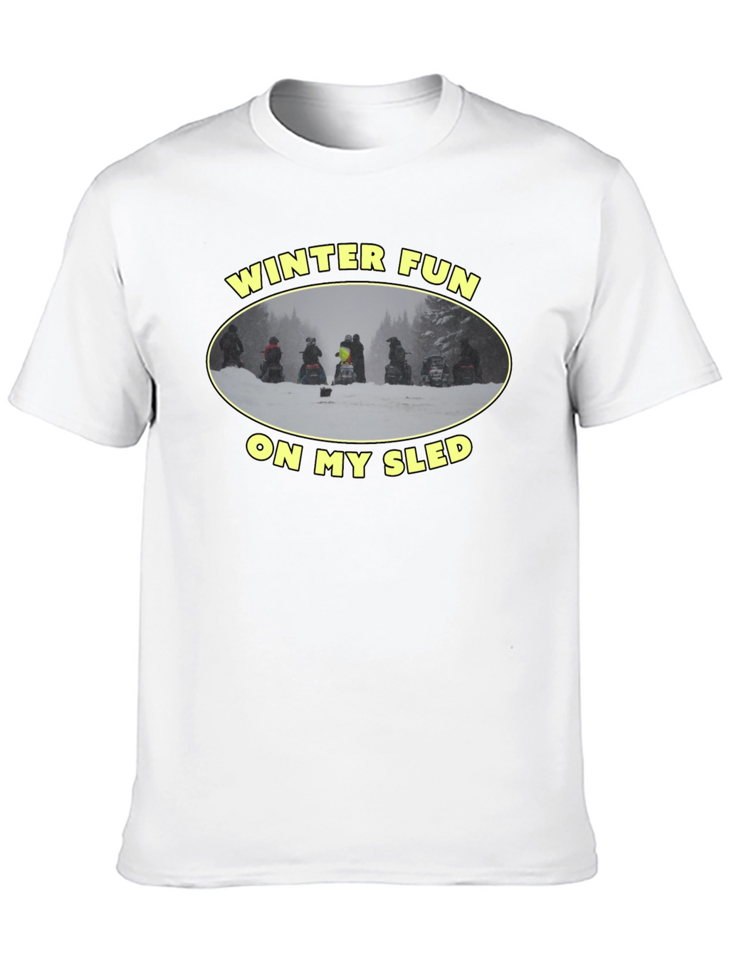 Winter Fun Sled T-Shirt