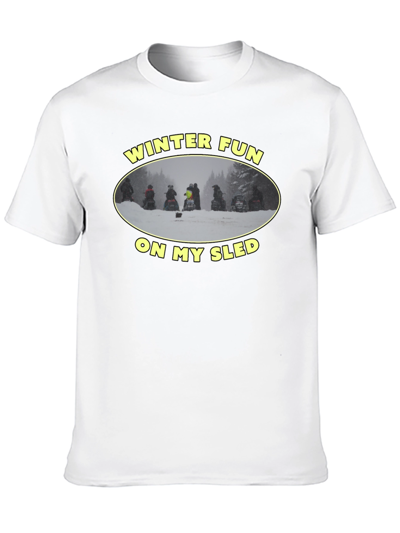 Winter Fun Sled T-Shirt