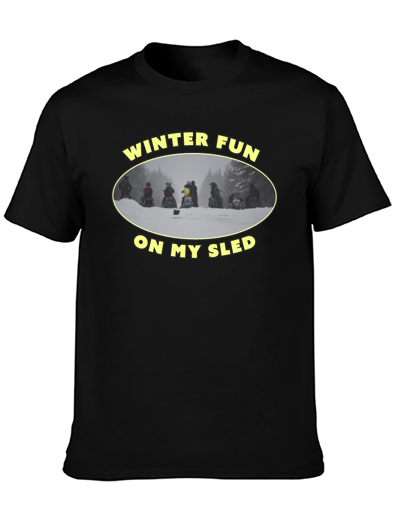 Winter Fun Sled T-Shirt