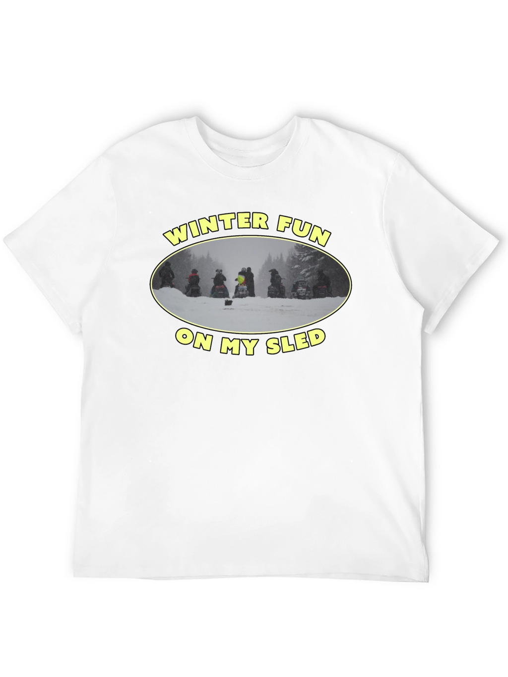 Winter Fun Sled T-Shirt