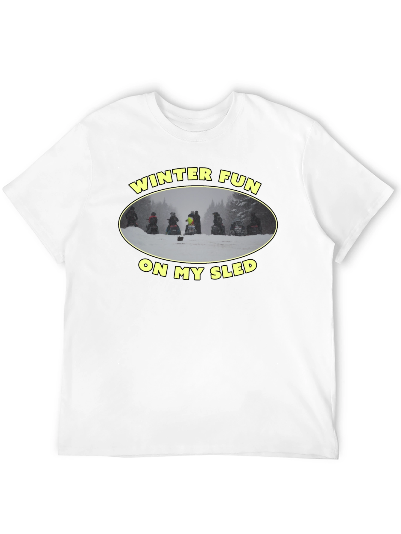 Winter Fun Sled T-Shirt