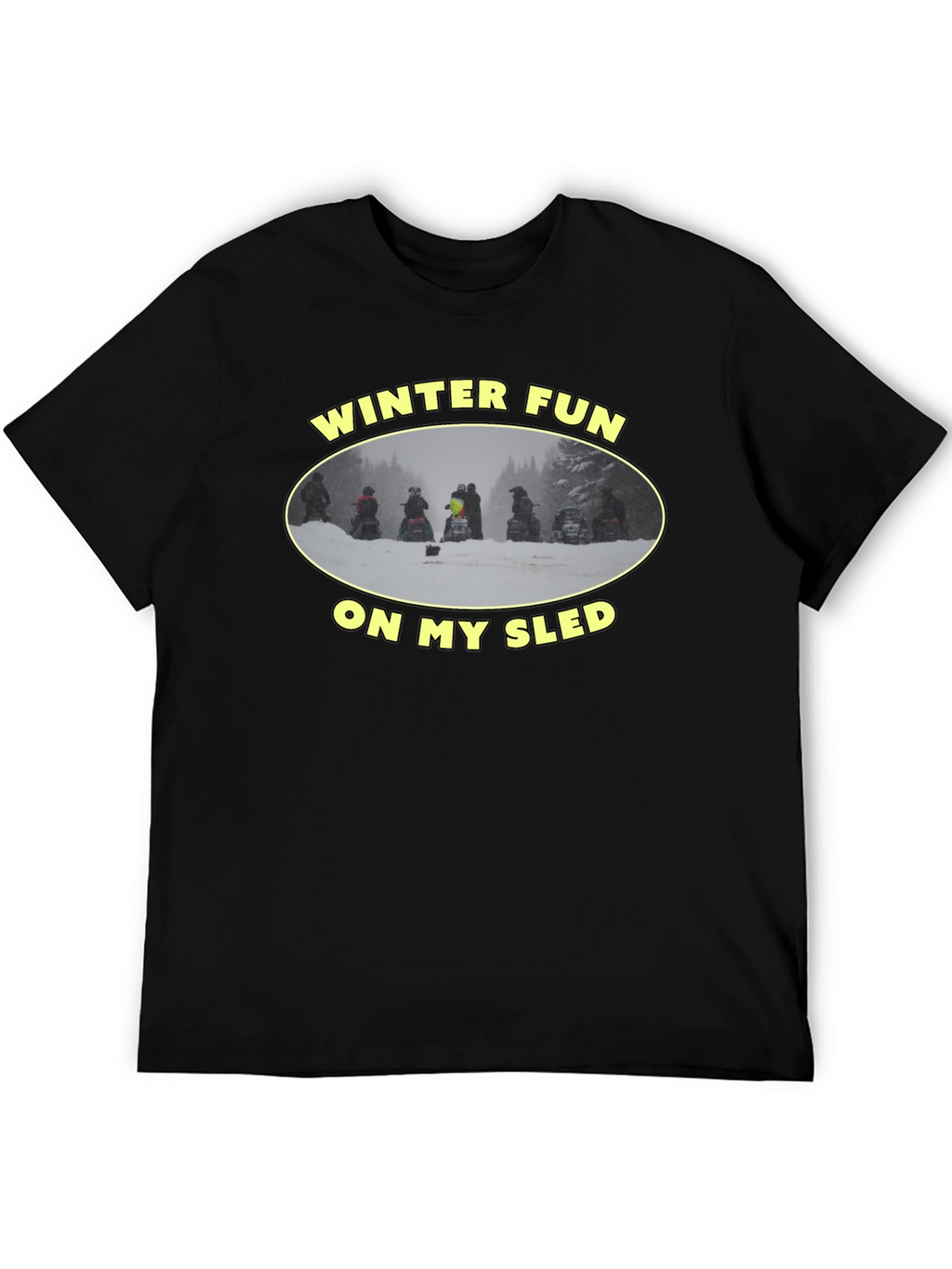 Winter Fun Sled T-Shirt