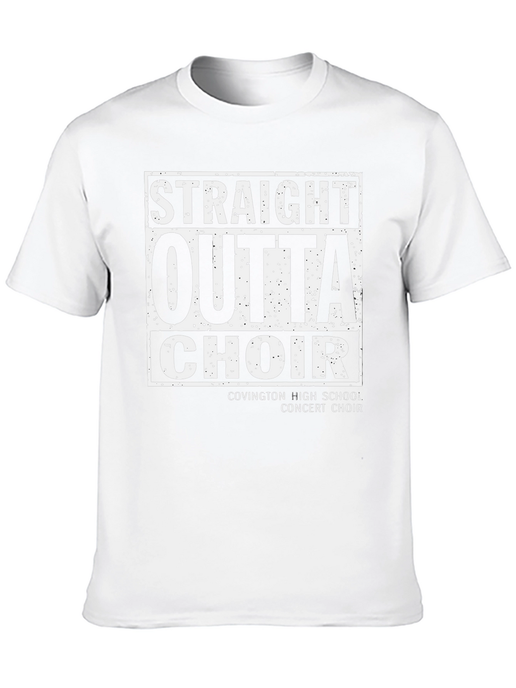 Straight Outta Choir Black T-Shirt