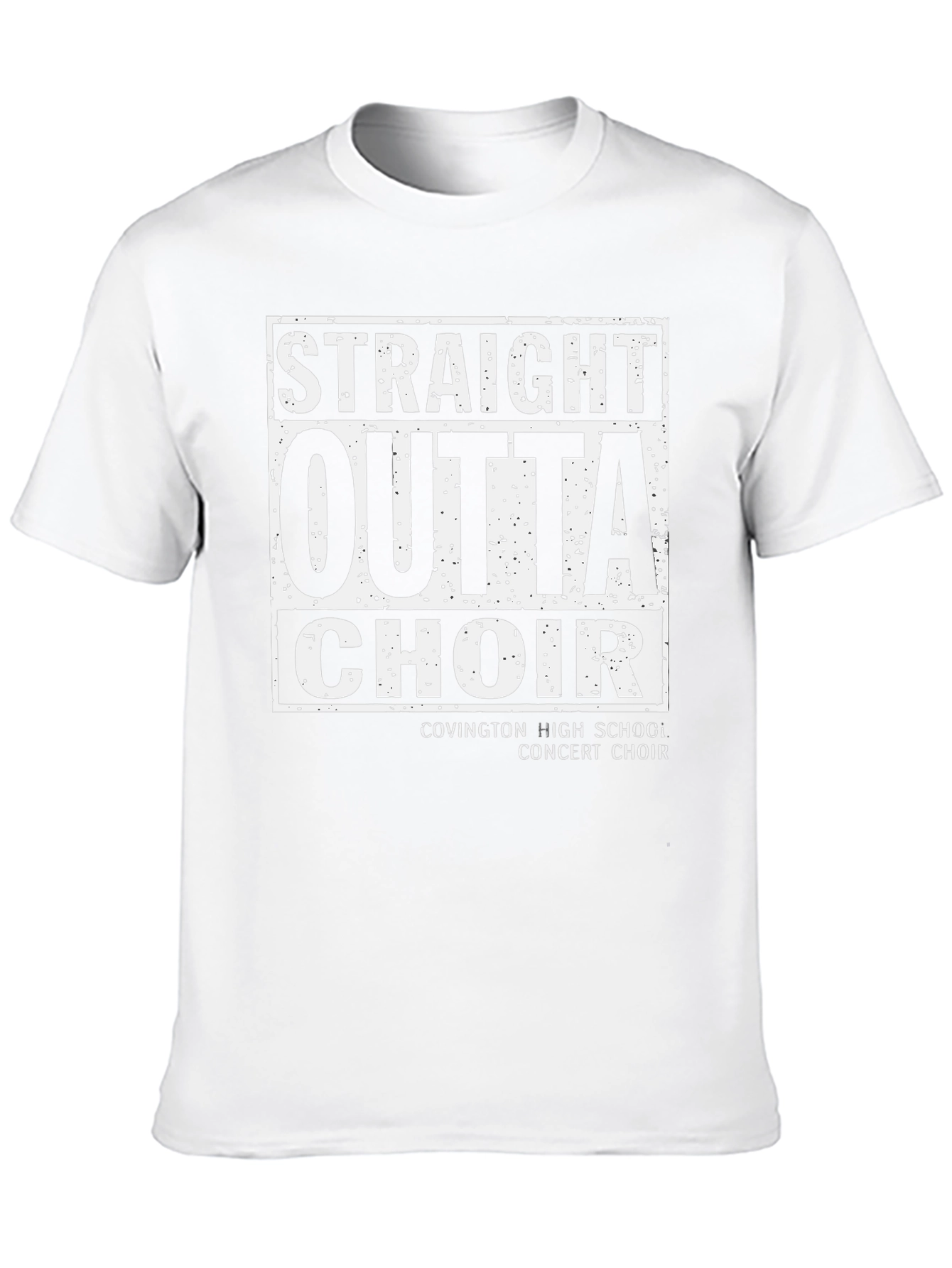 Straight Outta Choir Black T-Shirt