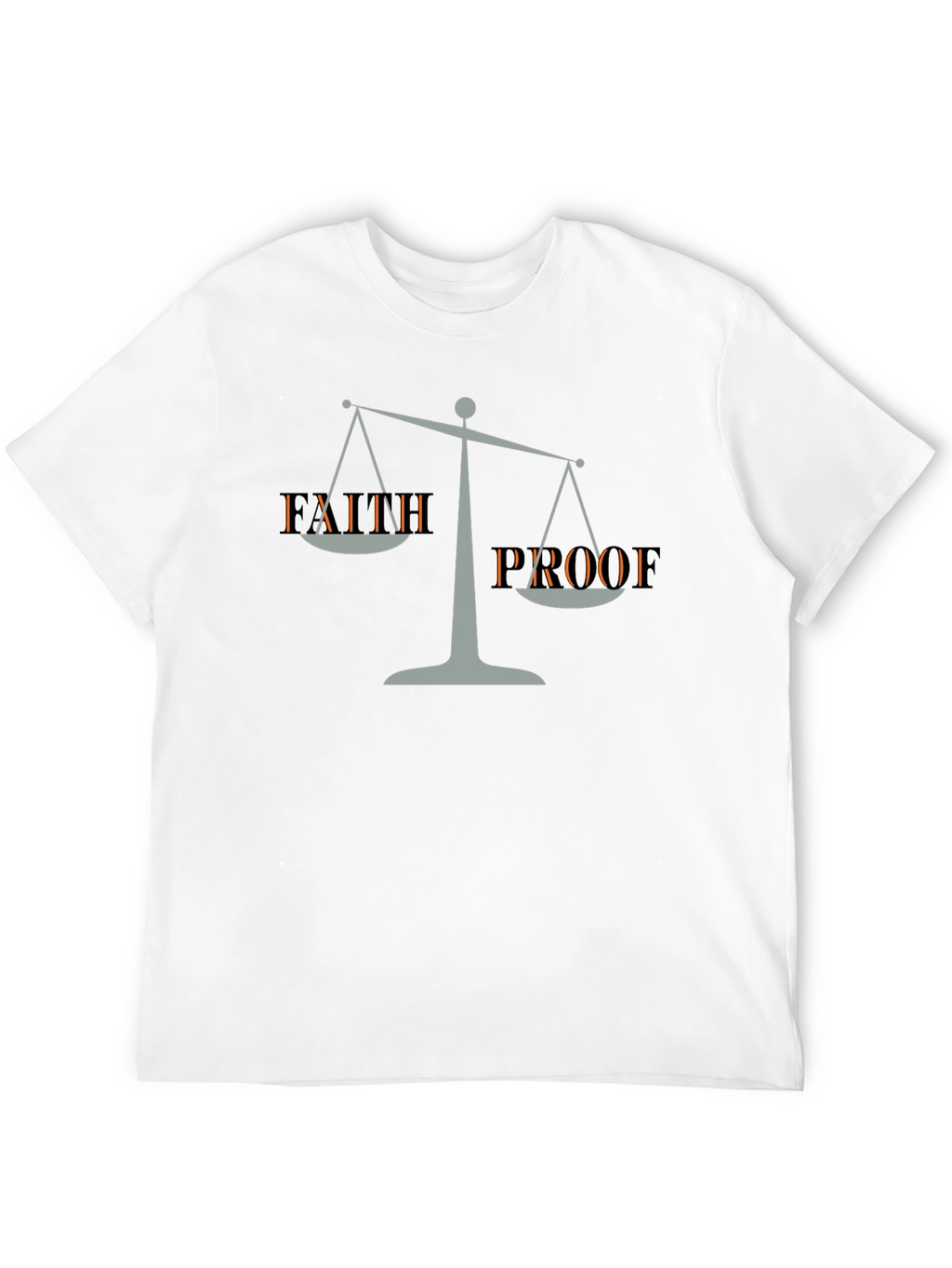 Faith Proof Graphic Tee - Mens Black T-Shirt