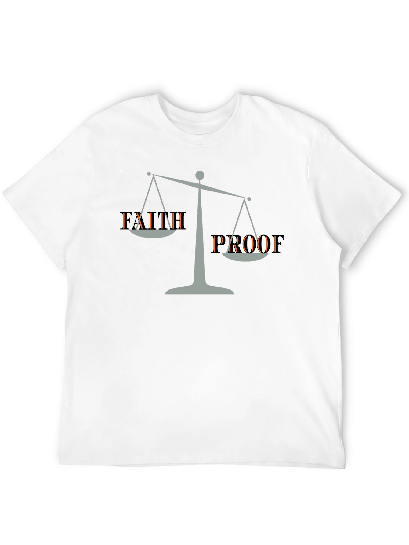 Faith Proof Graphic Tee - Mens Black T-Shirt