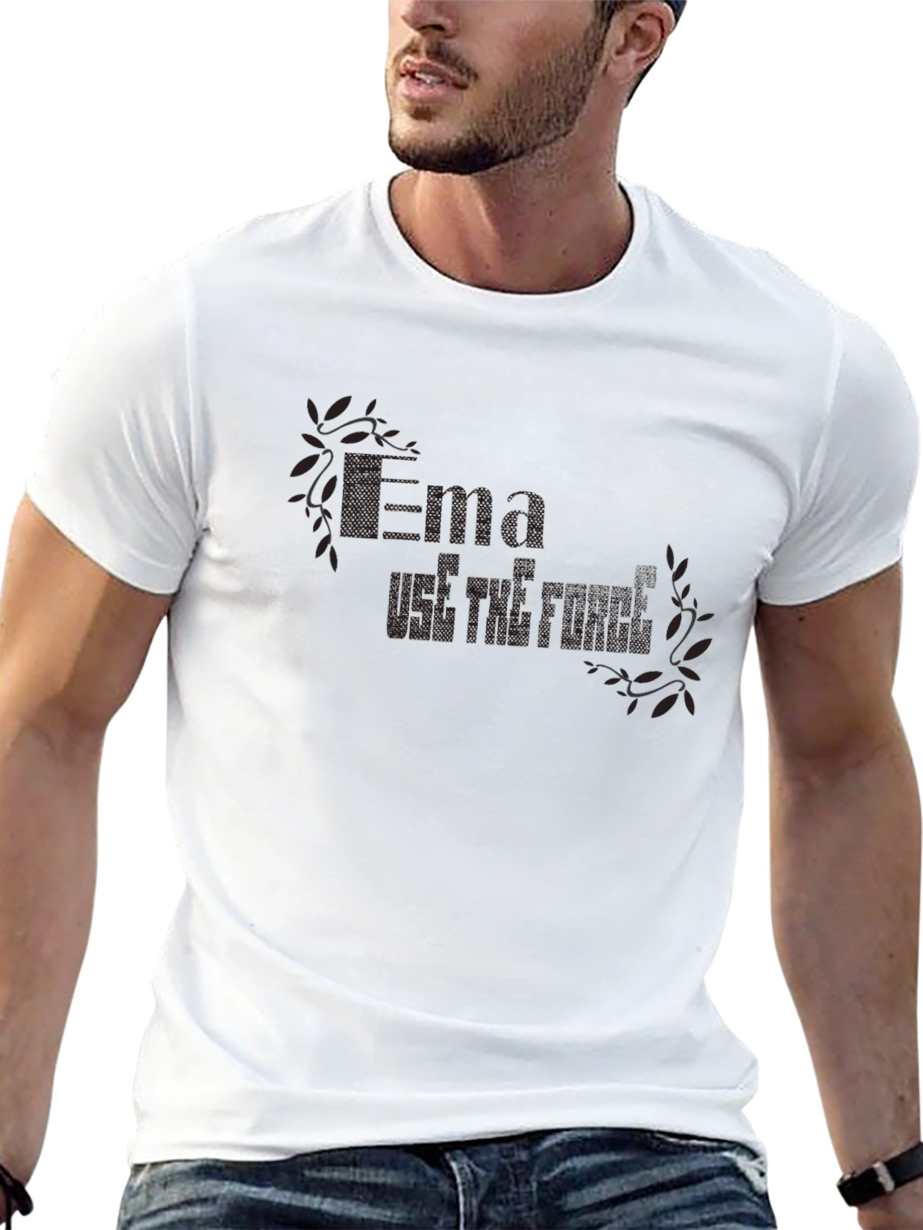 Ema Use the Force Black T-Shirt