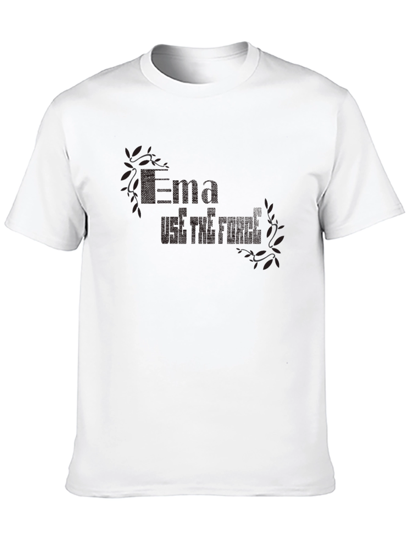 Ema Use the Force Black T-Shirt