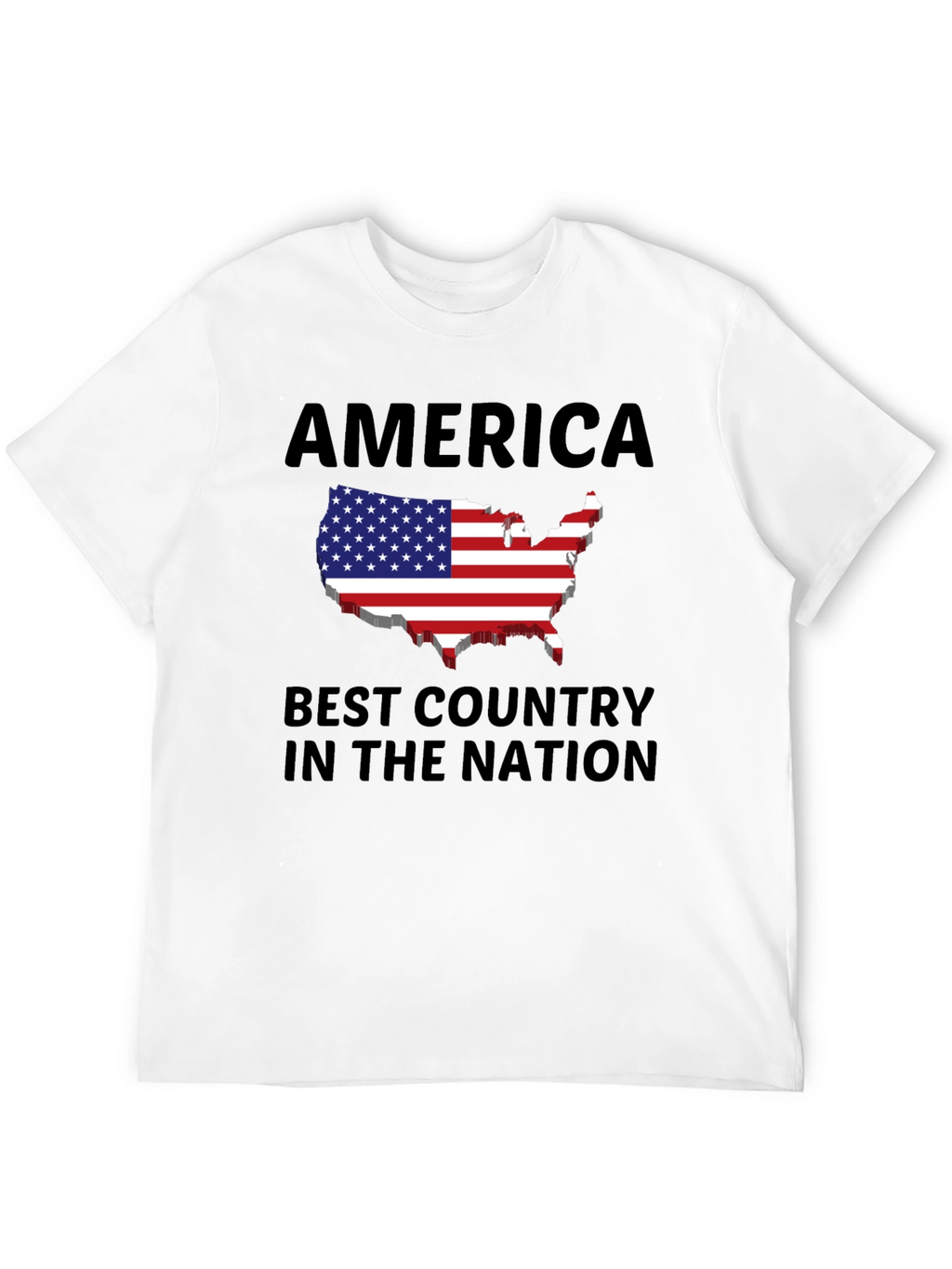 America Best Country Patriotic Graphic Tee