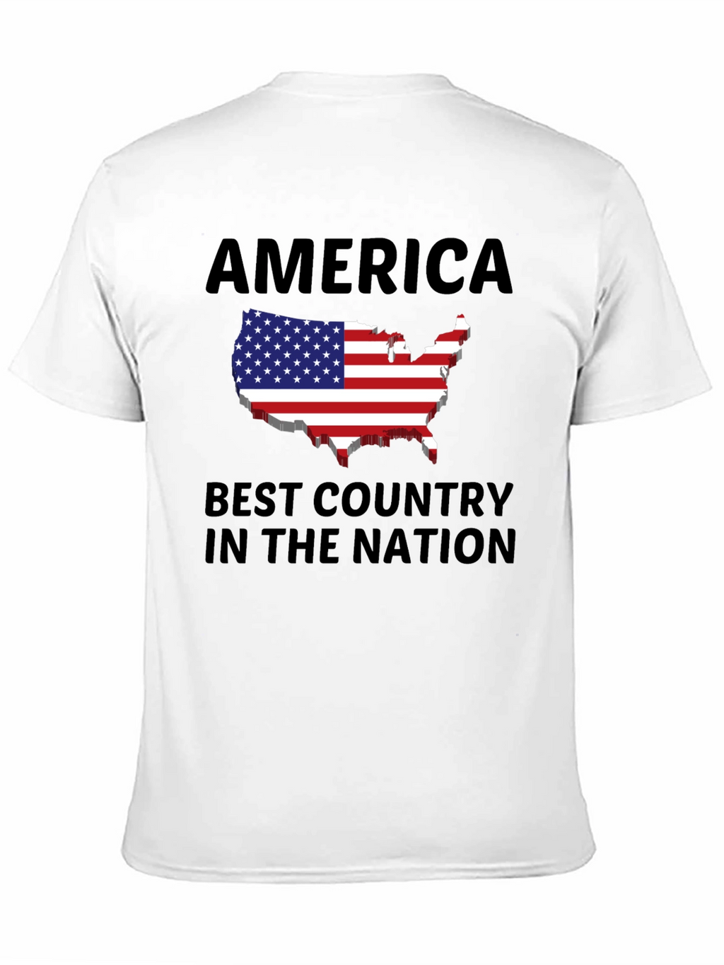 America Best Country Patriotic Graphic Tee