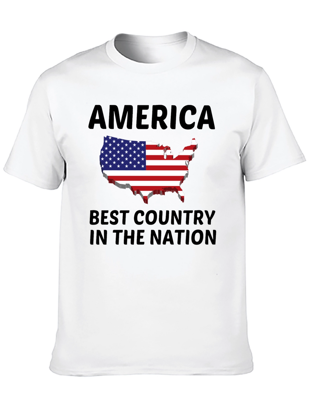America Best Country Patriotic Graphic Tee