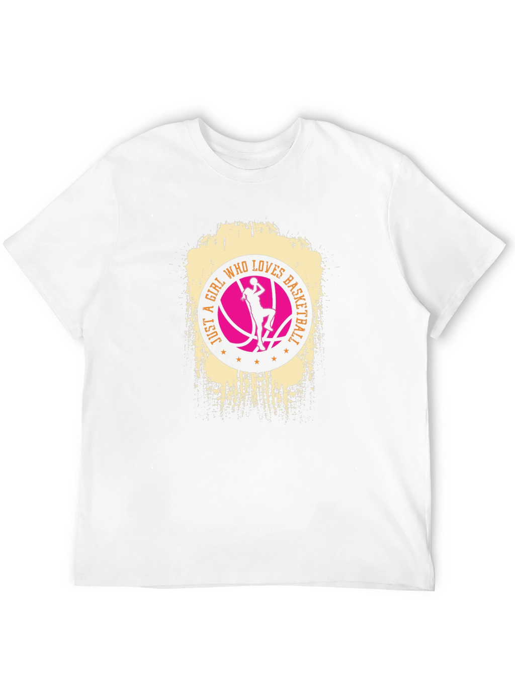 Just a Girl Who Loves Basketball Graphic Tee