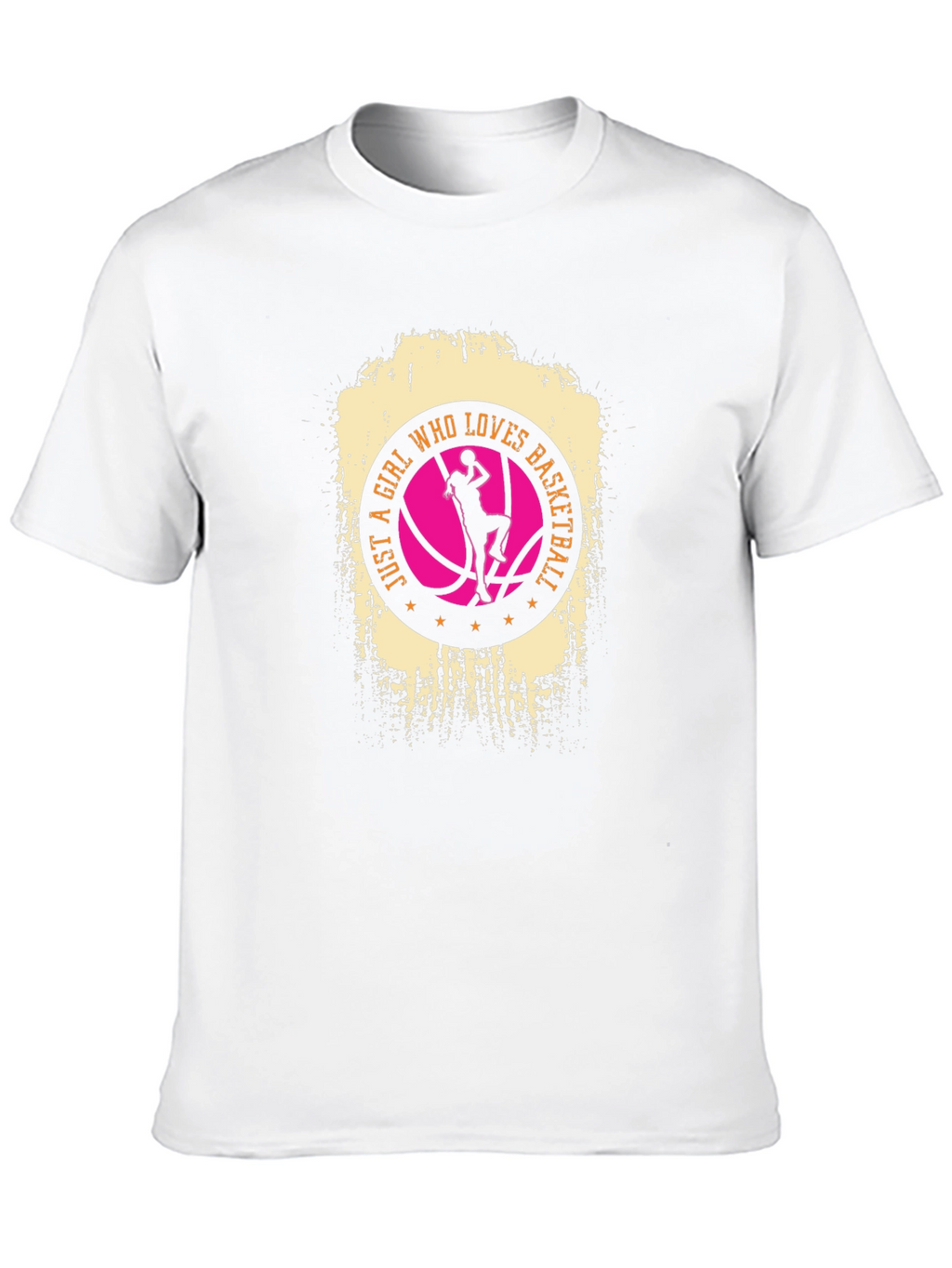 Just a Girl Who Loves Basketball Graphic Tee