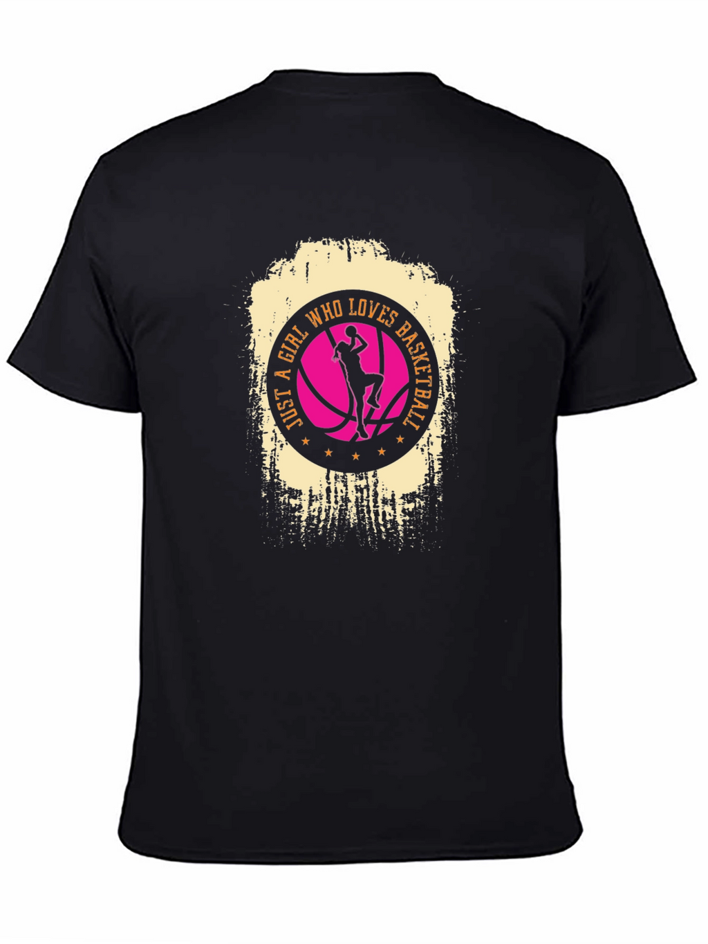 Just a Girl Who Loves Basketball Graphic Tee