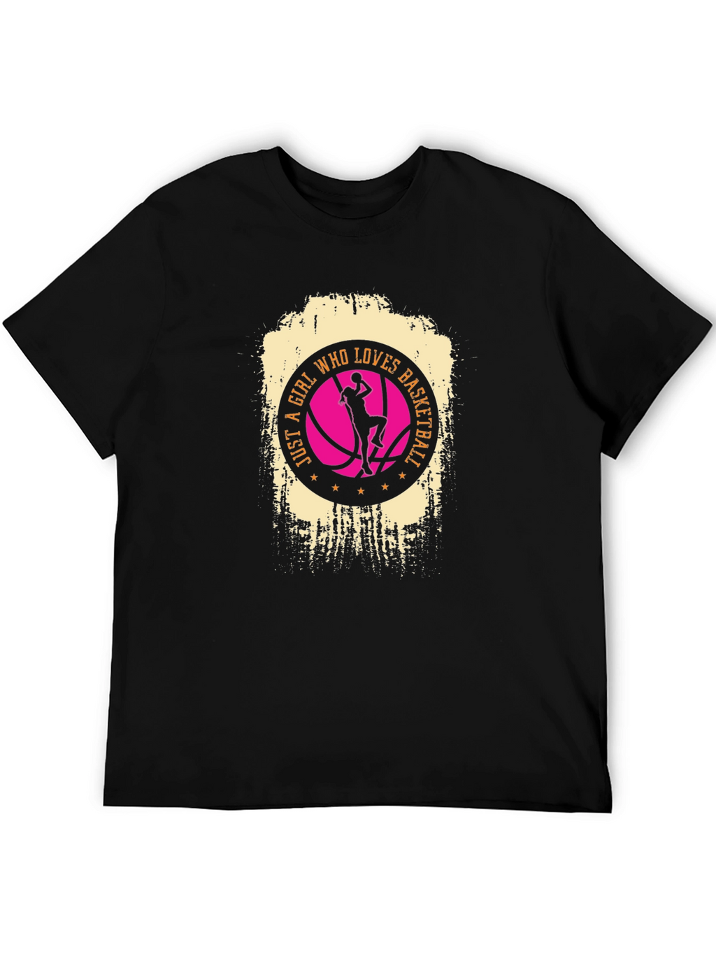 Just a Girl Who Loves Basketball Graphic Tee