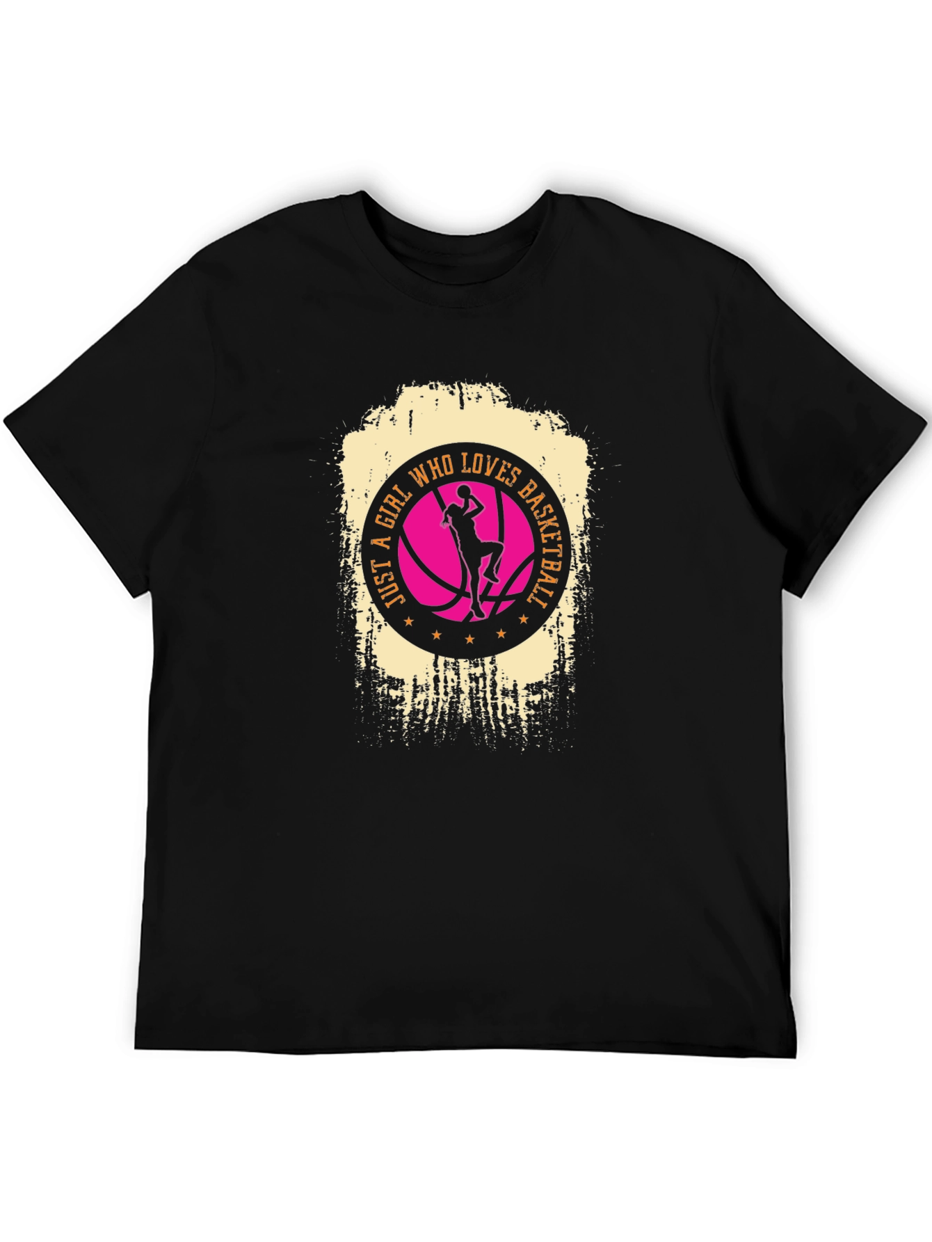 Just a Girl Who Loves Basketball Graphic Tee