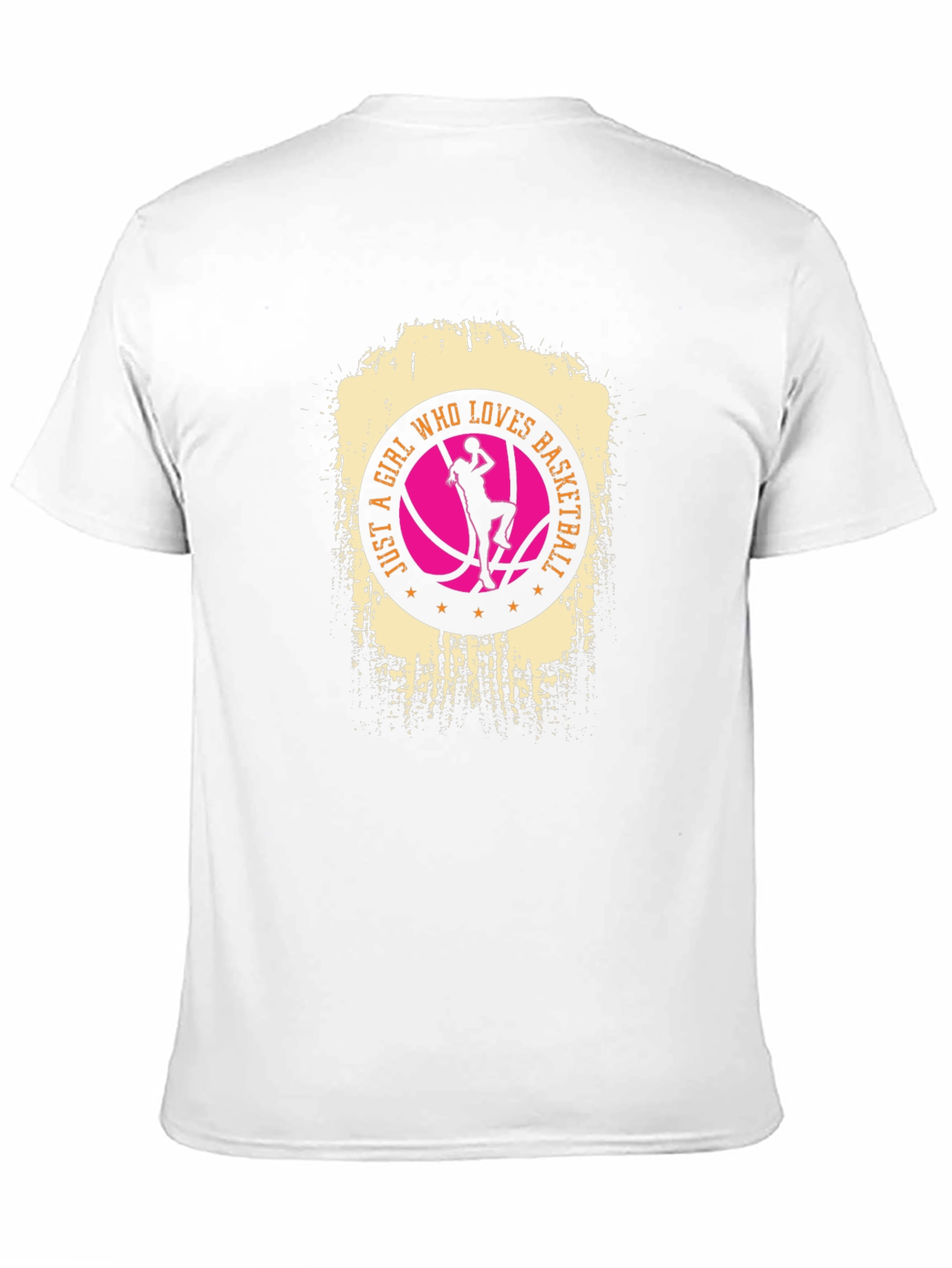 Just a Girl Who Loves Basketball Graphic Tee