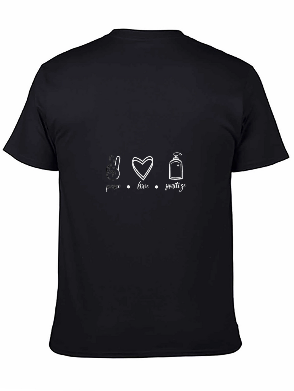 I Love Hand Sanitizer T-Shirt - Stylish Hygiene Tee