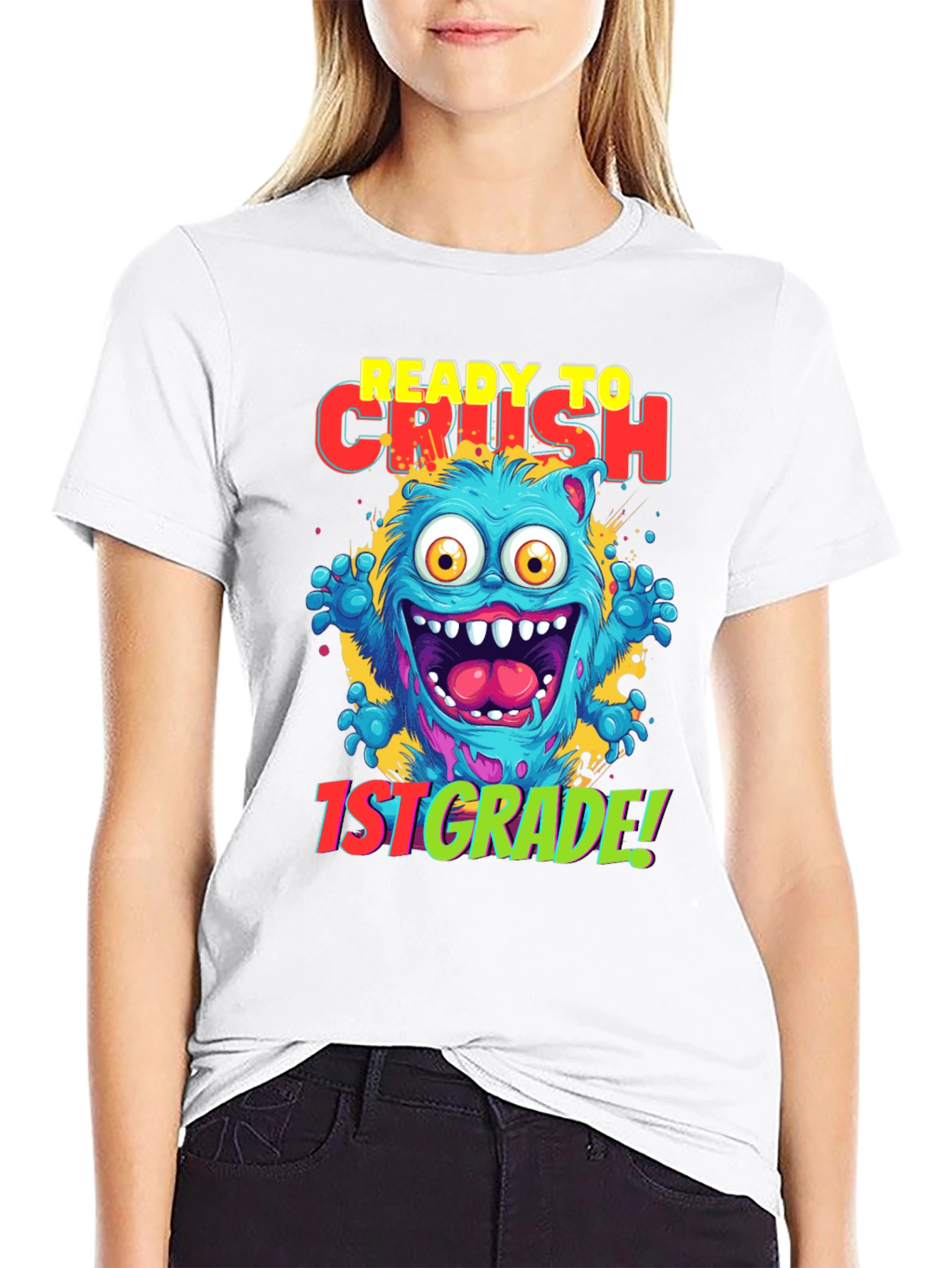 Ready to Crush 1st Grade Monster T-Shirt