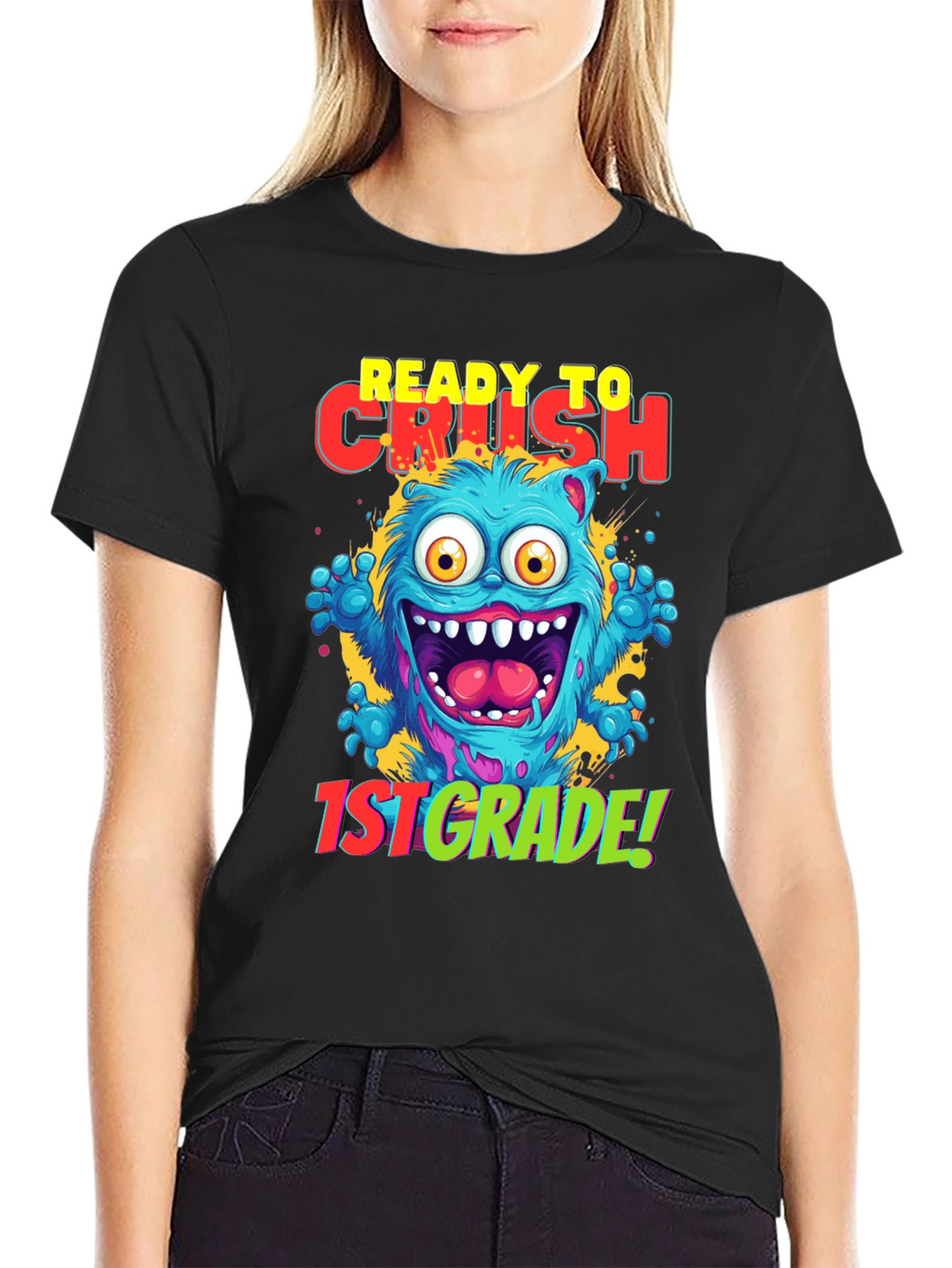 Ready to Crush 1st Grade Monster T-Shirt