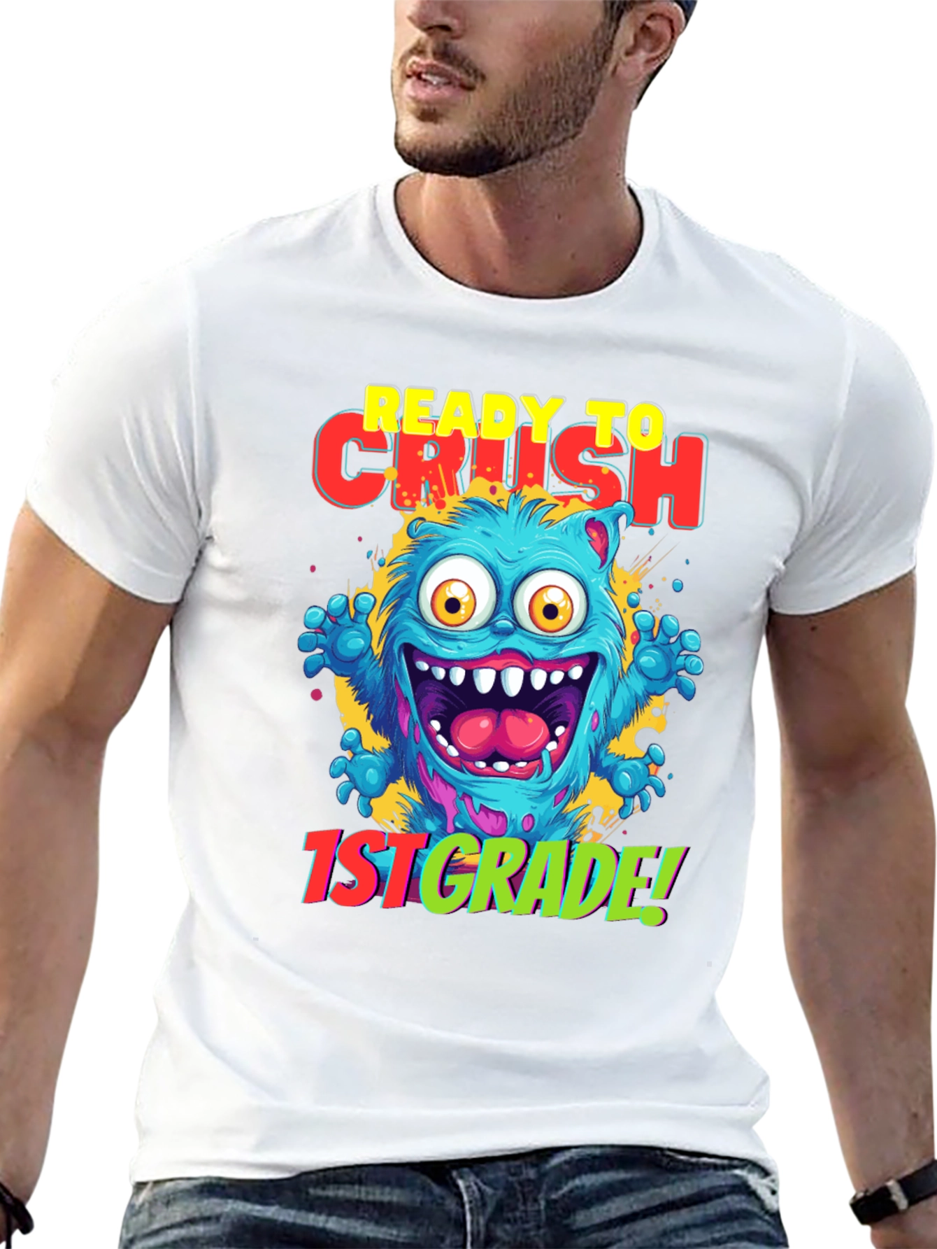 Ready to Crush 1st Grade Monster T-Shirt