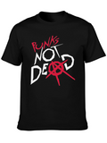 Punks Not Dead Graphic Tee - Black