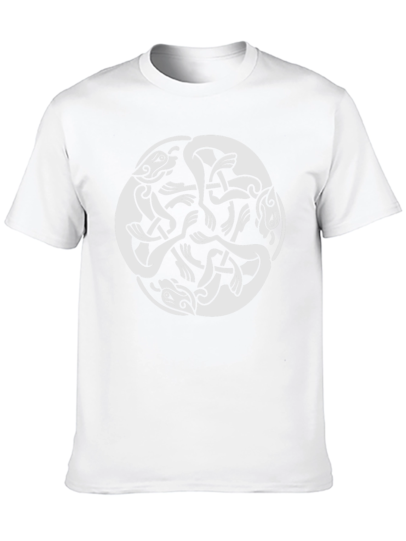 Celtic Knot Dragon T-Shirt - Black