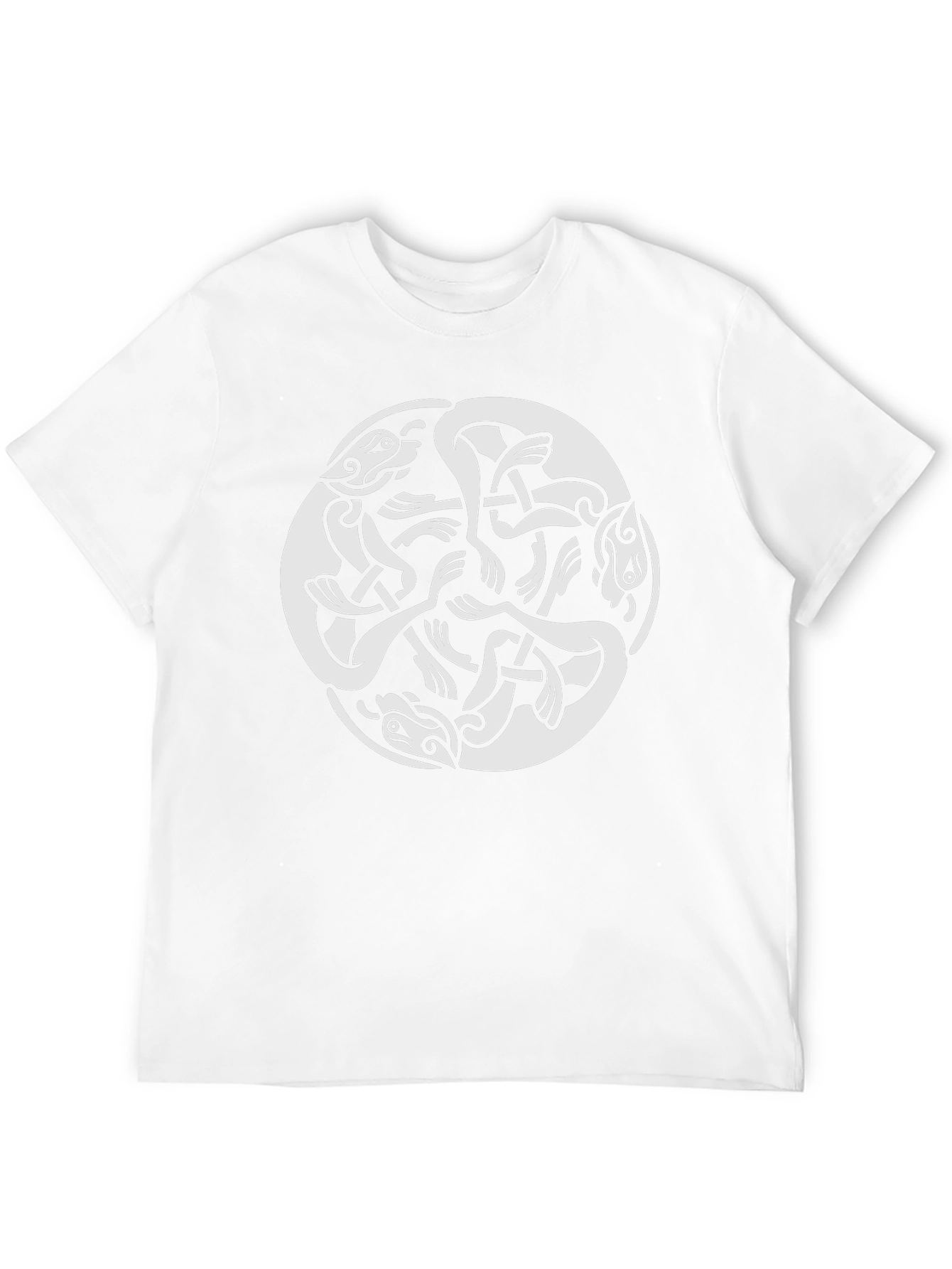 Celtic Knot Dragon T-Shirt - Black