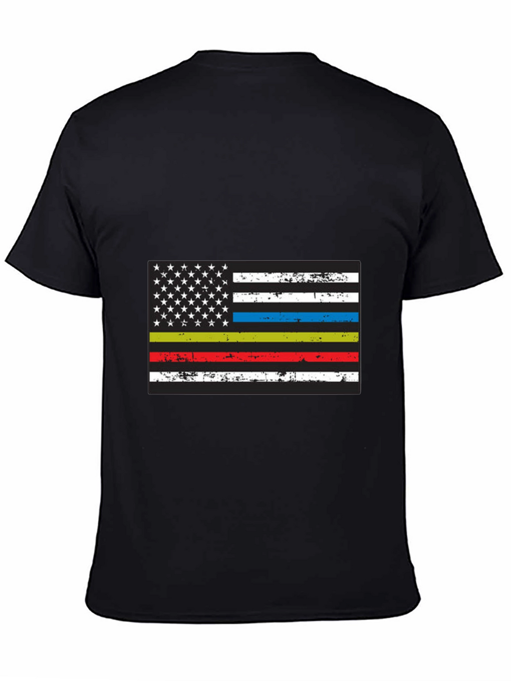 Thin Line American Flag Graphic Tee
