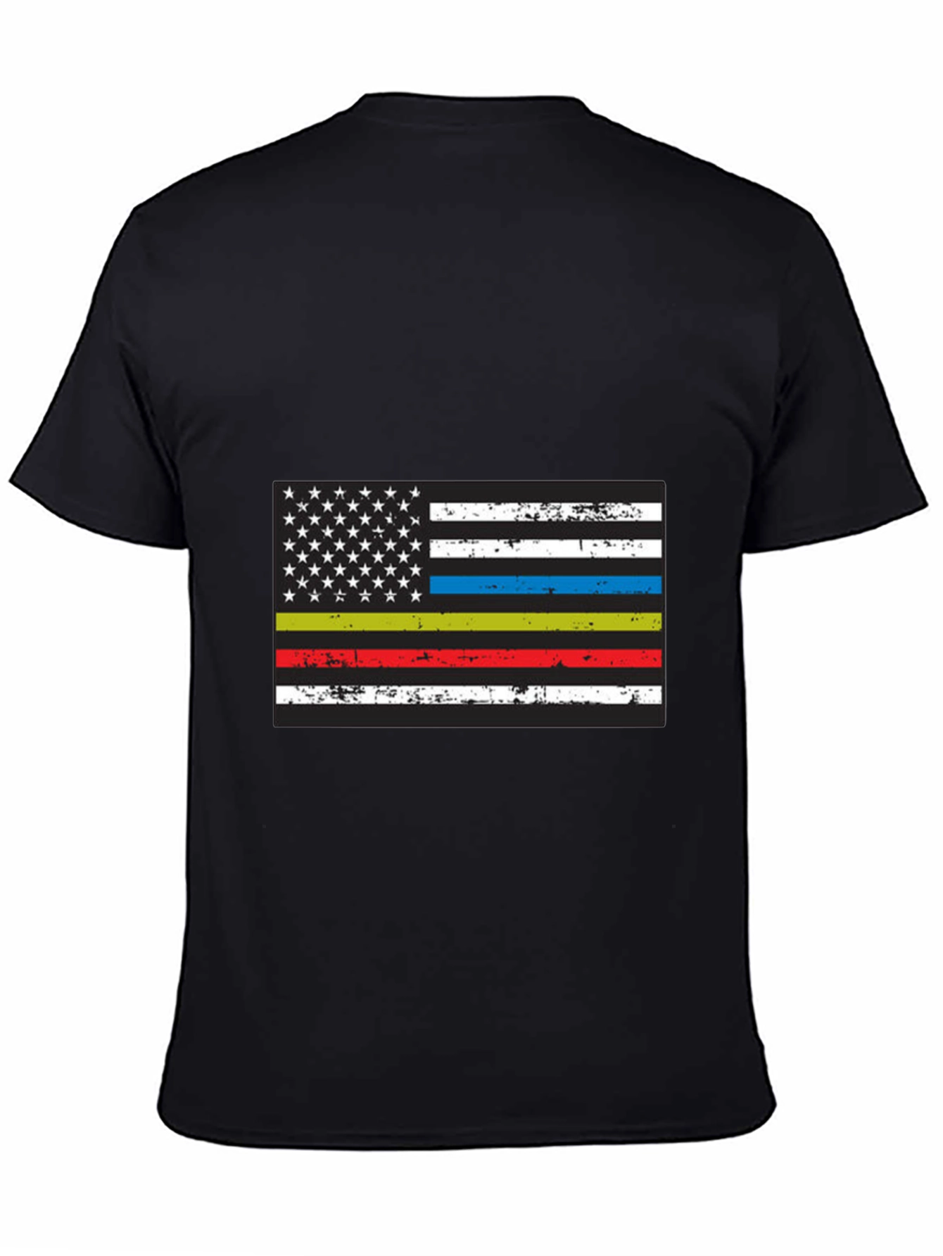Thin Line American Flag Graphic Tee