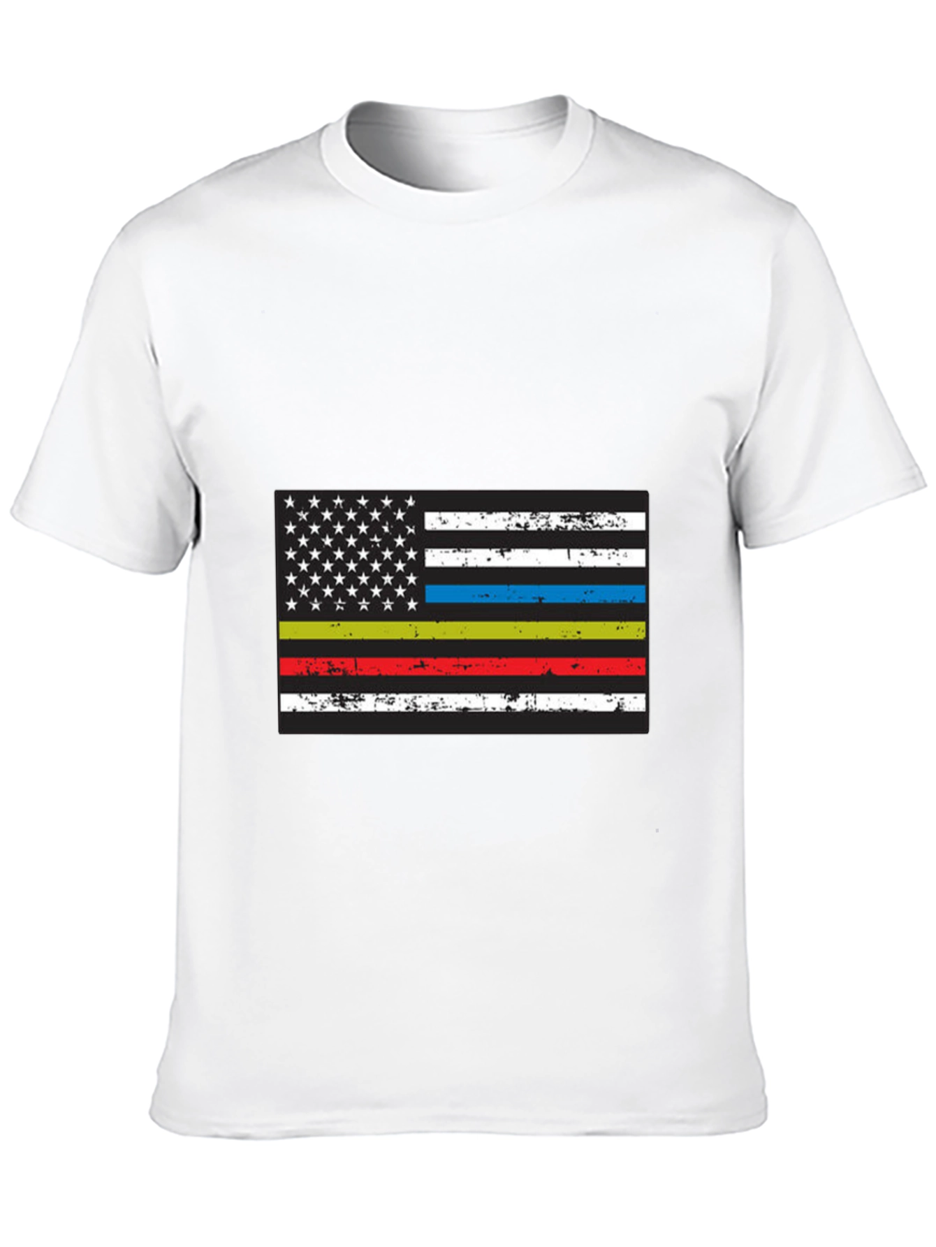 Thin Line American Flag Graphic Tee